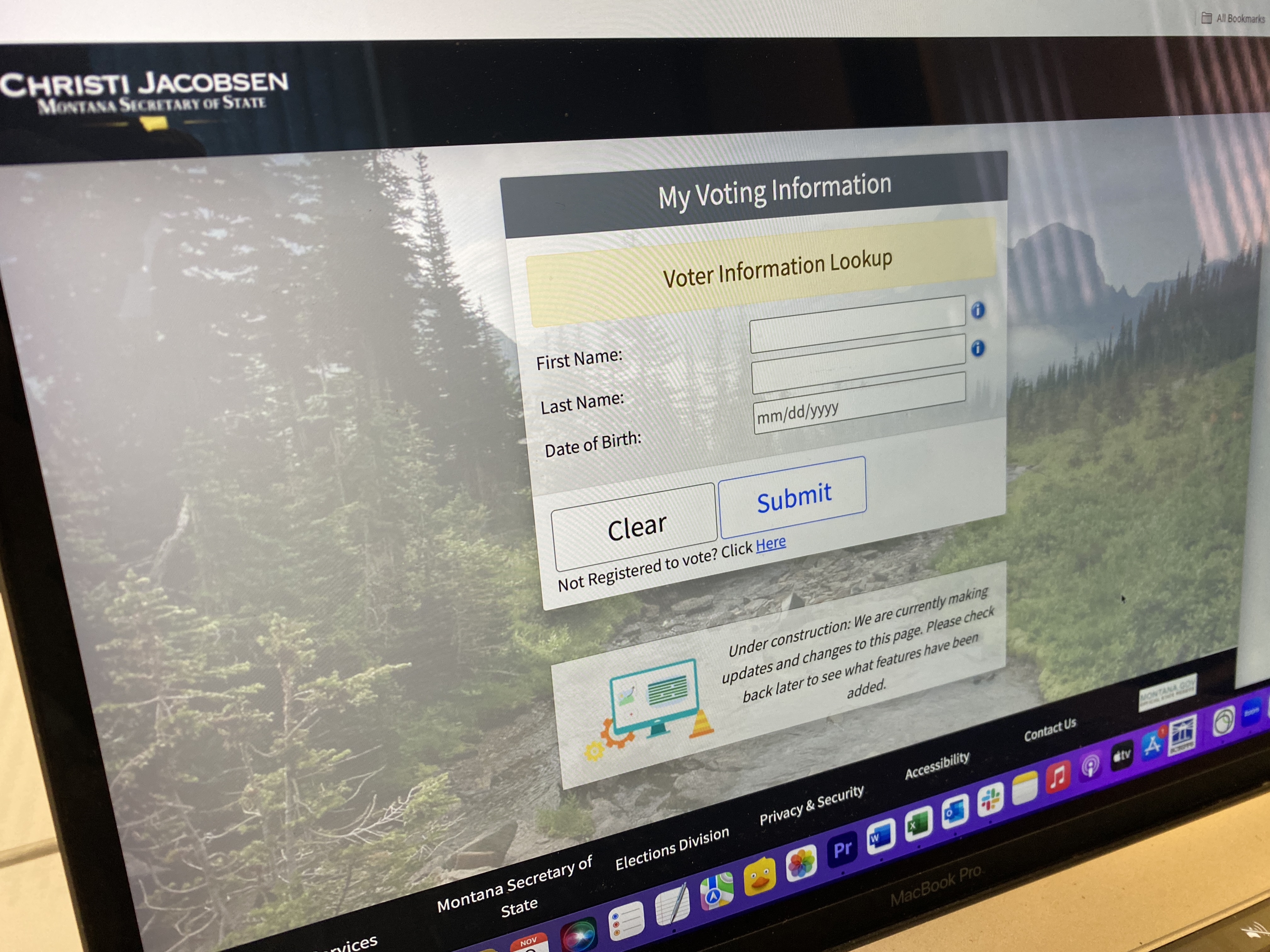ElectMT Voter Portal