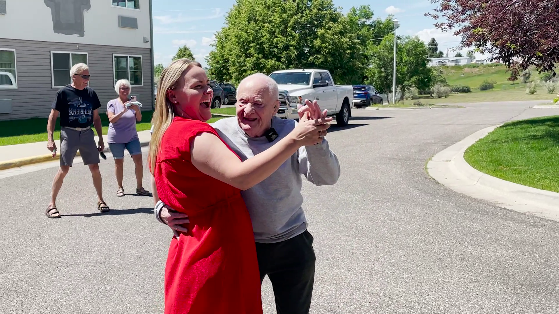 Bob Nebel of Great Falls danced his way into triple digits this week