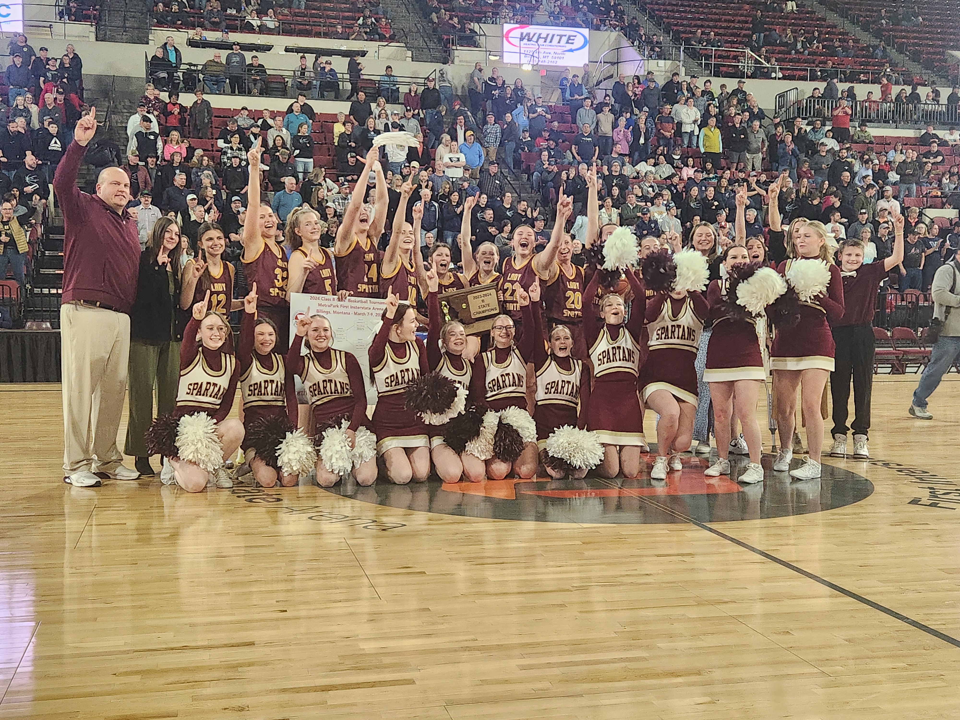 Baker girls 2024 State B champions