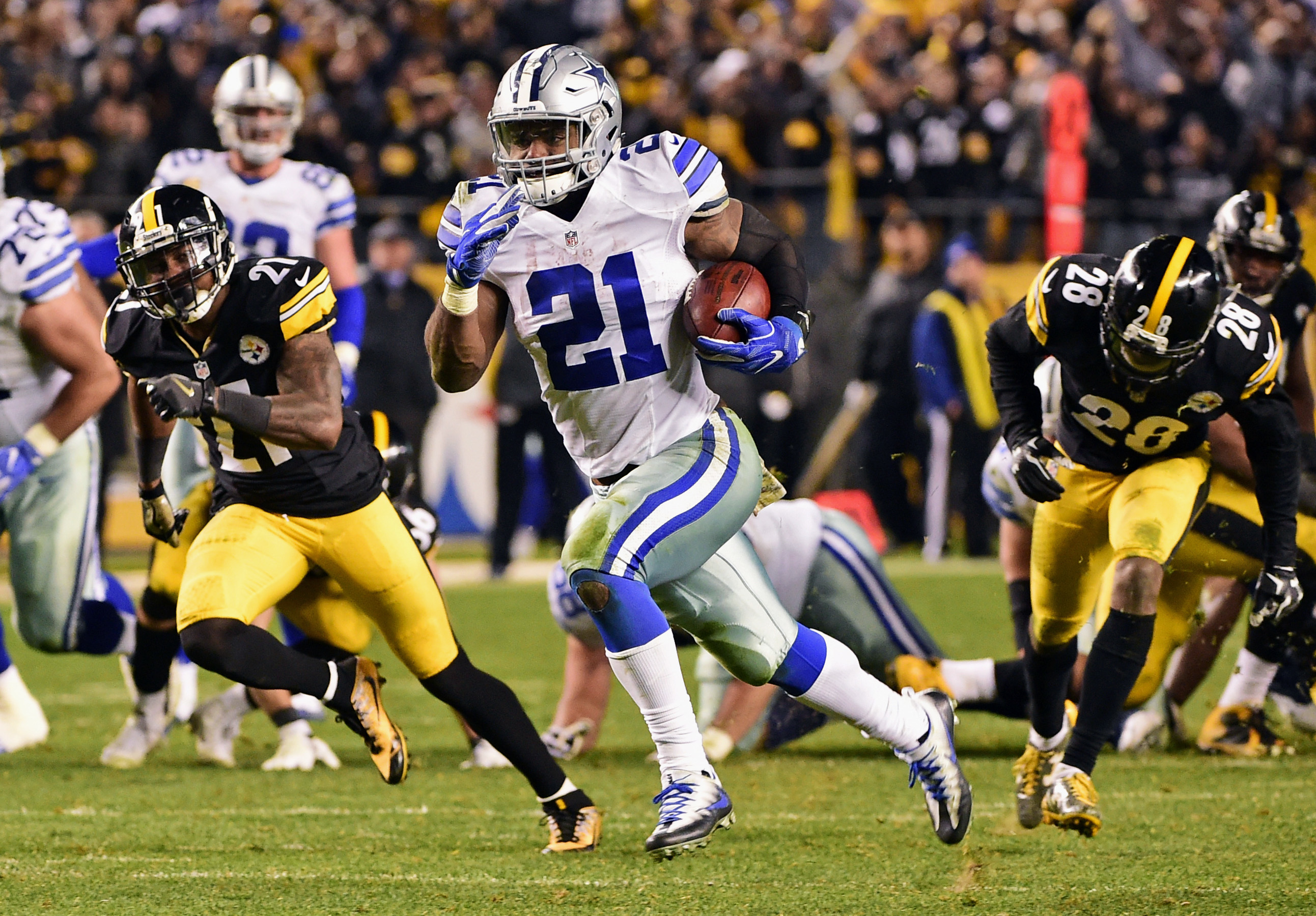 Ezekiel Elliott, Robert Golden, Cortez Allen