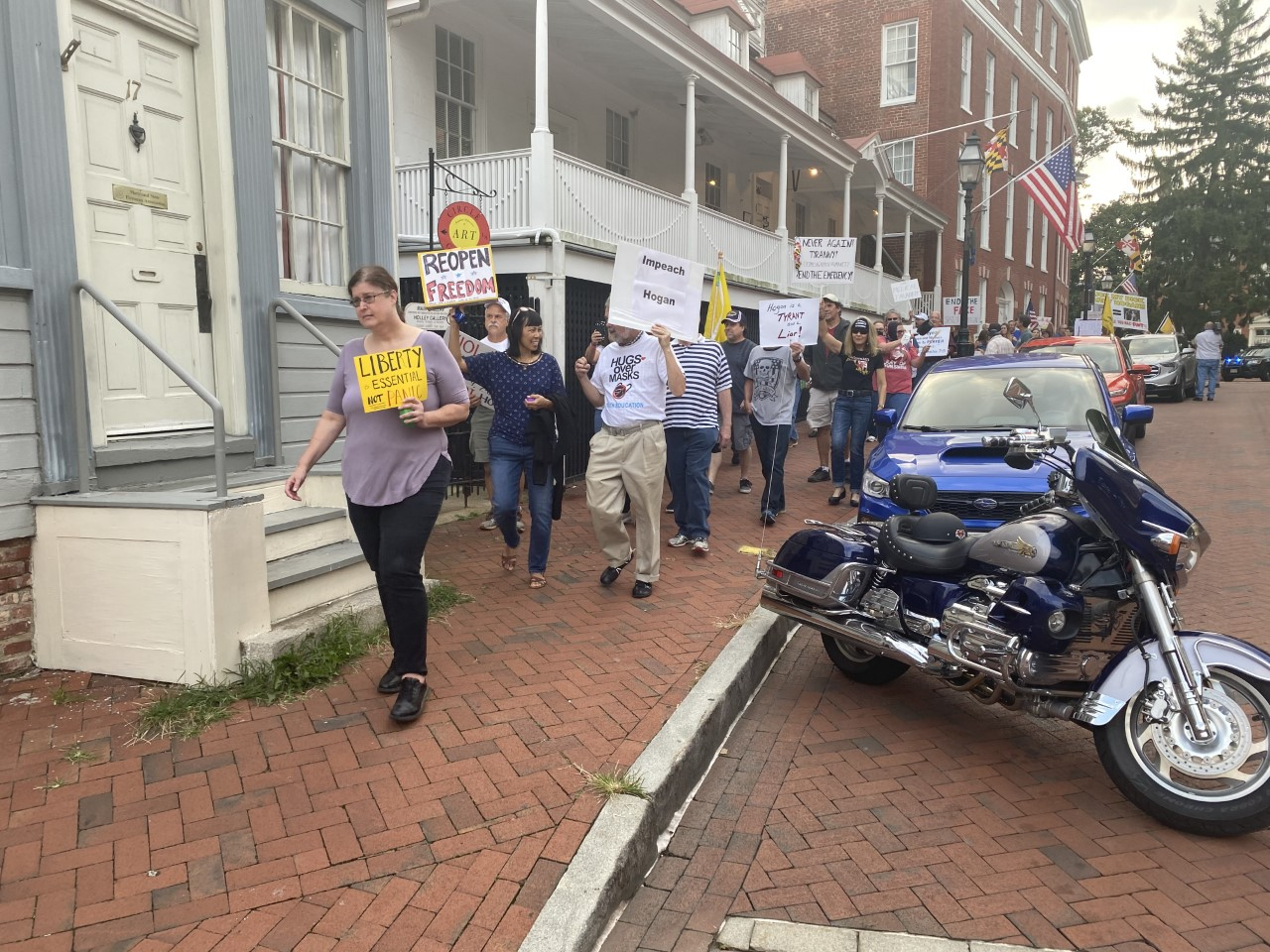 Reopen Maryland protest in Annapolis 