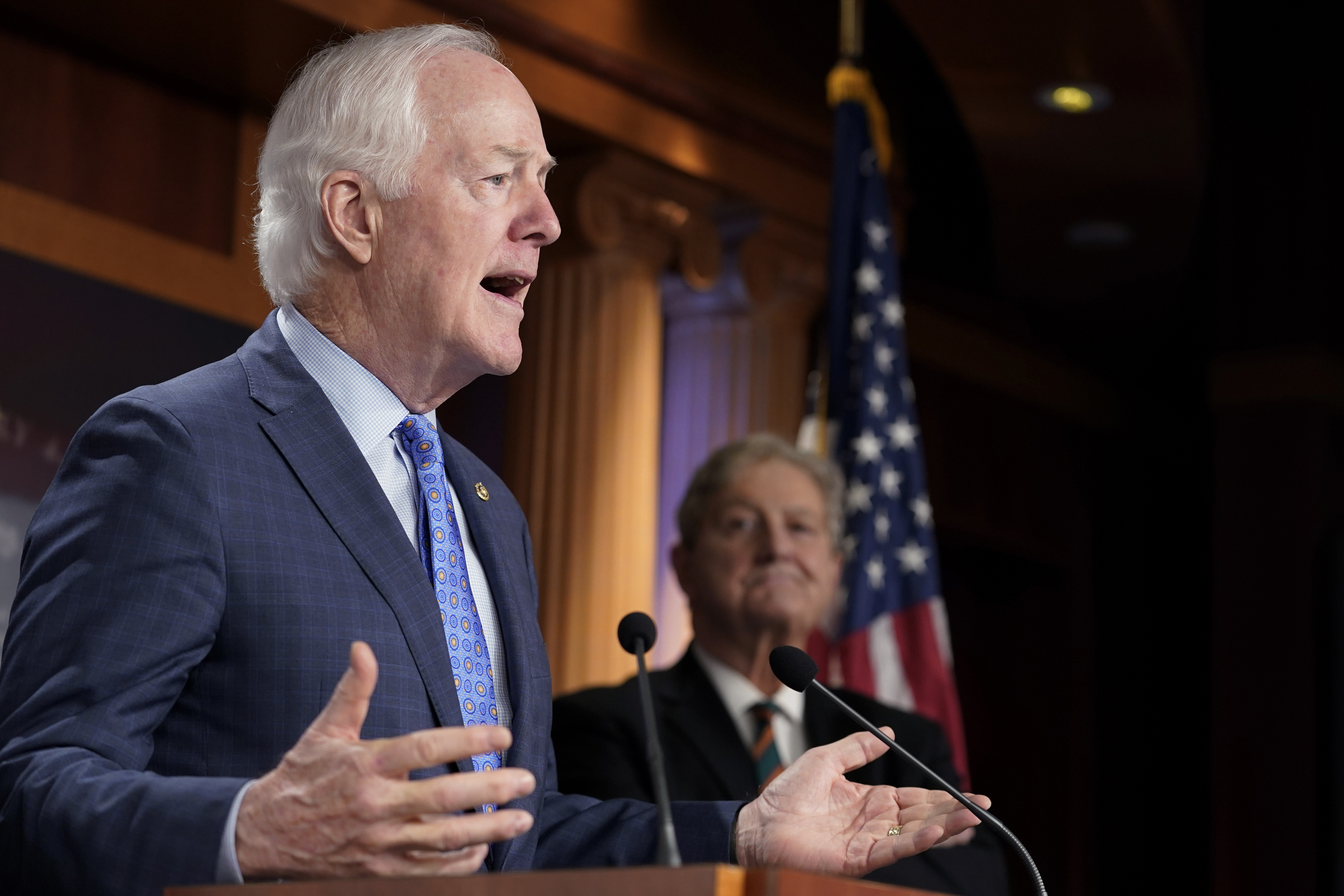 Senator John Cornyn (R-TX), John Kennedy (R-La.)