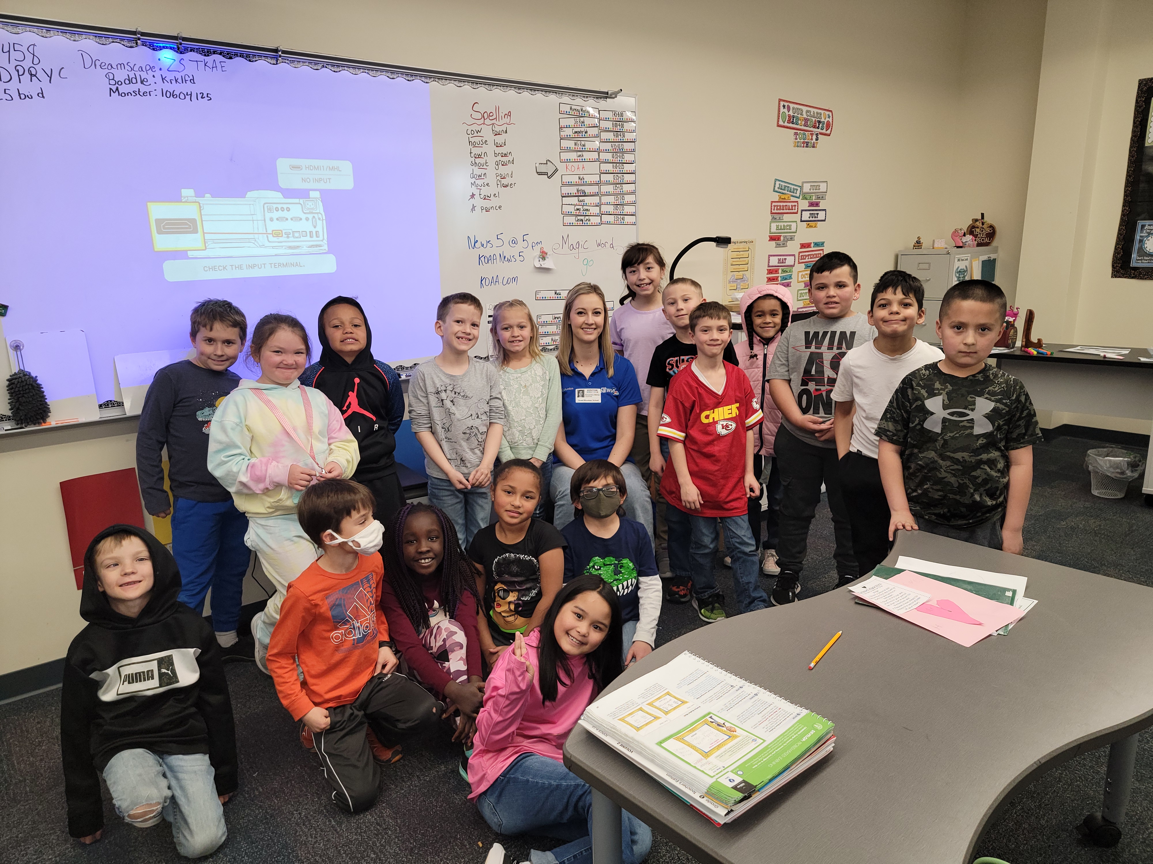 Grand Mountain School Ms. Young's class