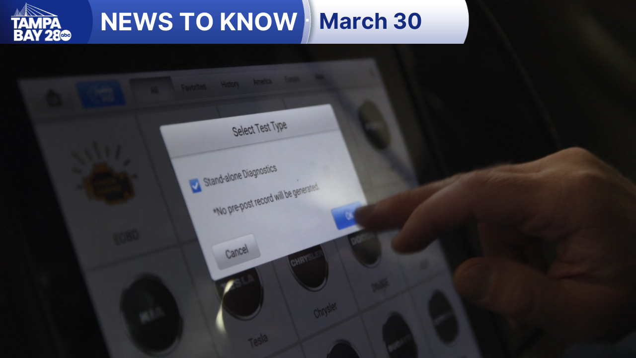 News to Know for March 30, 2026