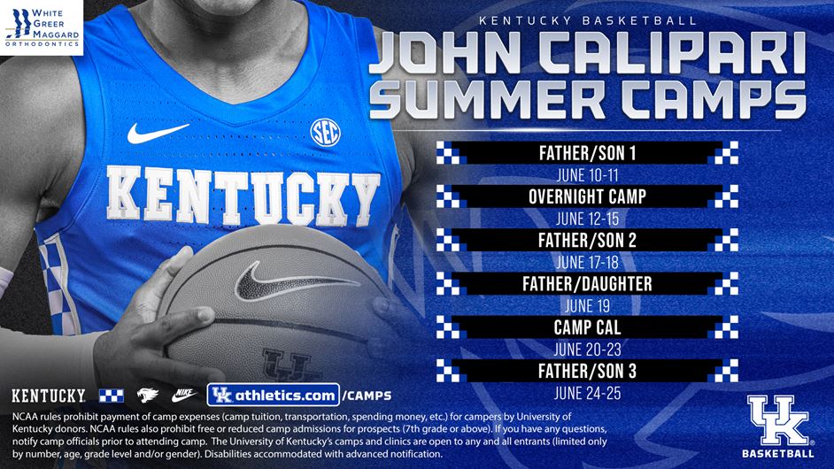 JOHN CALIPARI SUMMER BASKETBALL CAMPS