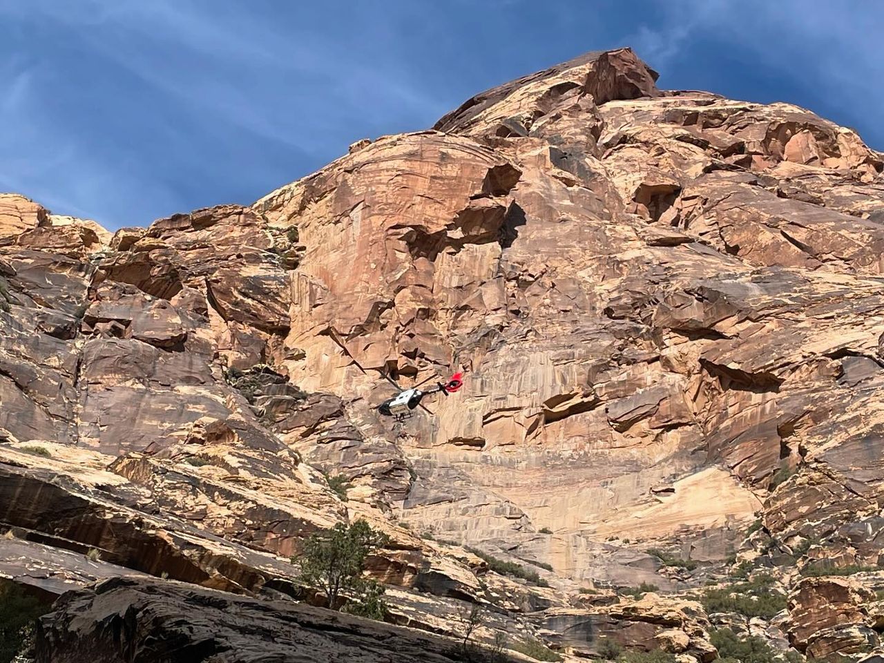 Climber rescued at Red Rock after falling, knocked unconscious
