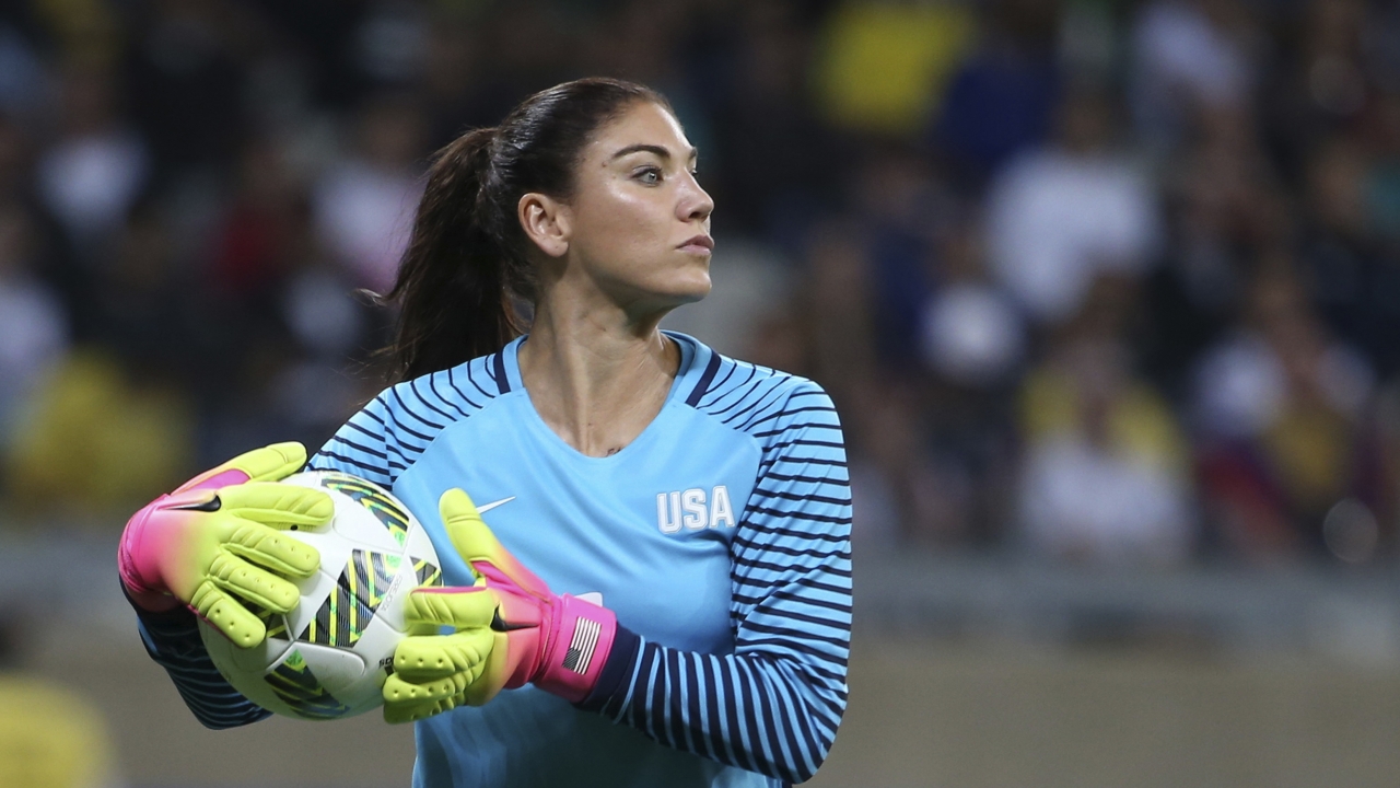 United States goalkeeper Hope Solo