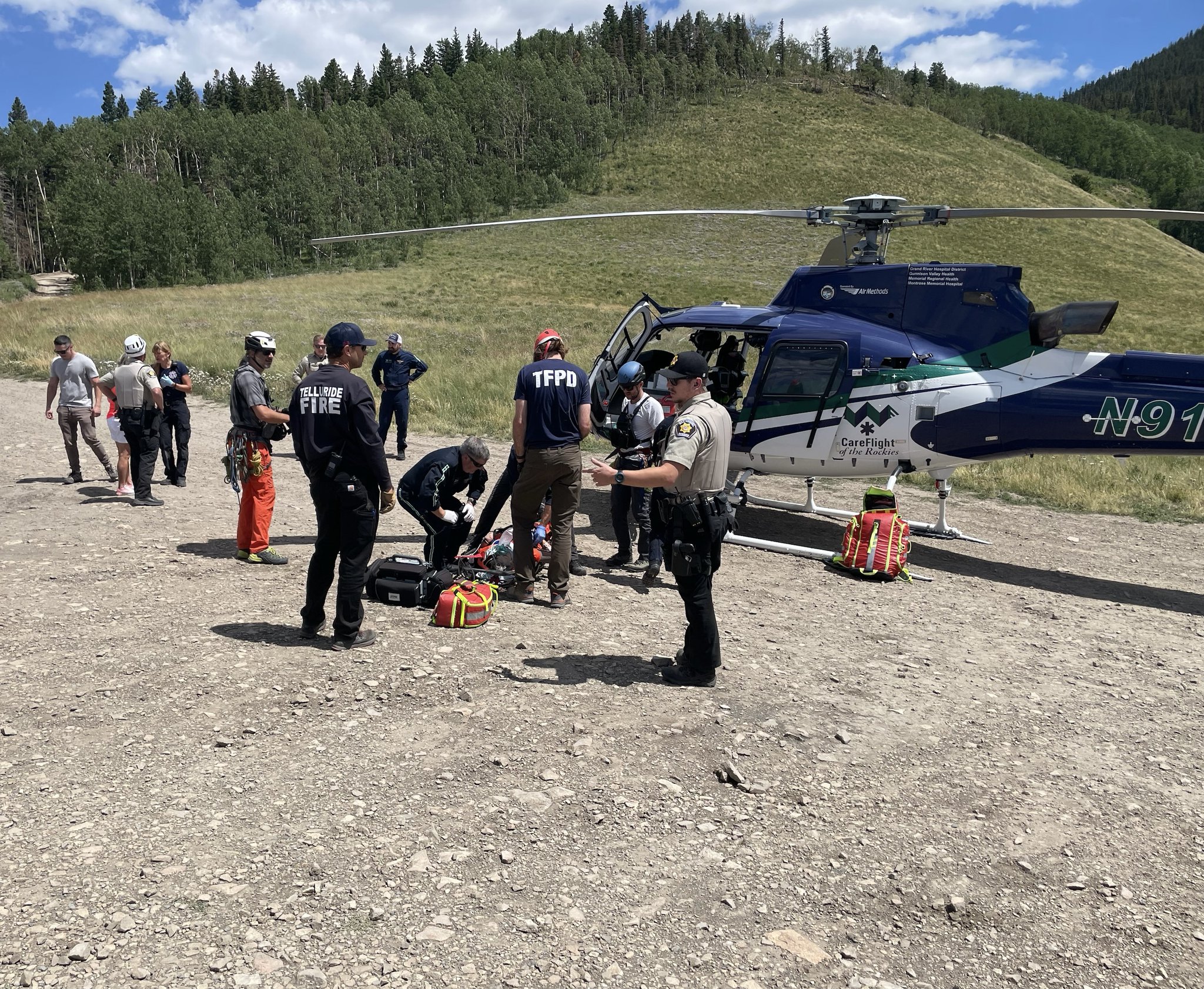 78-year-old Texas woman falls 40 feet off cliff while taking photos near Telluride