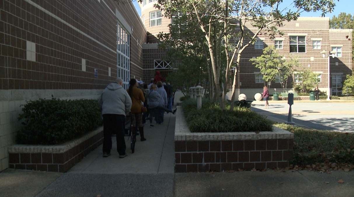 Lots of early voting in Chesapeake due to satellite locations
