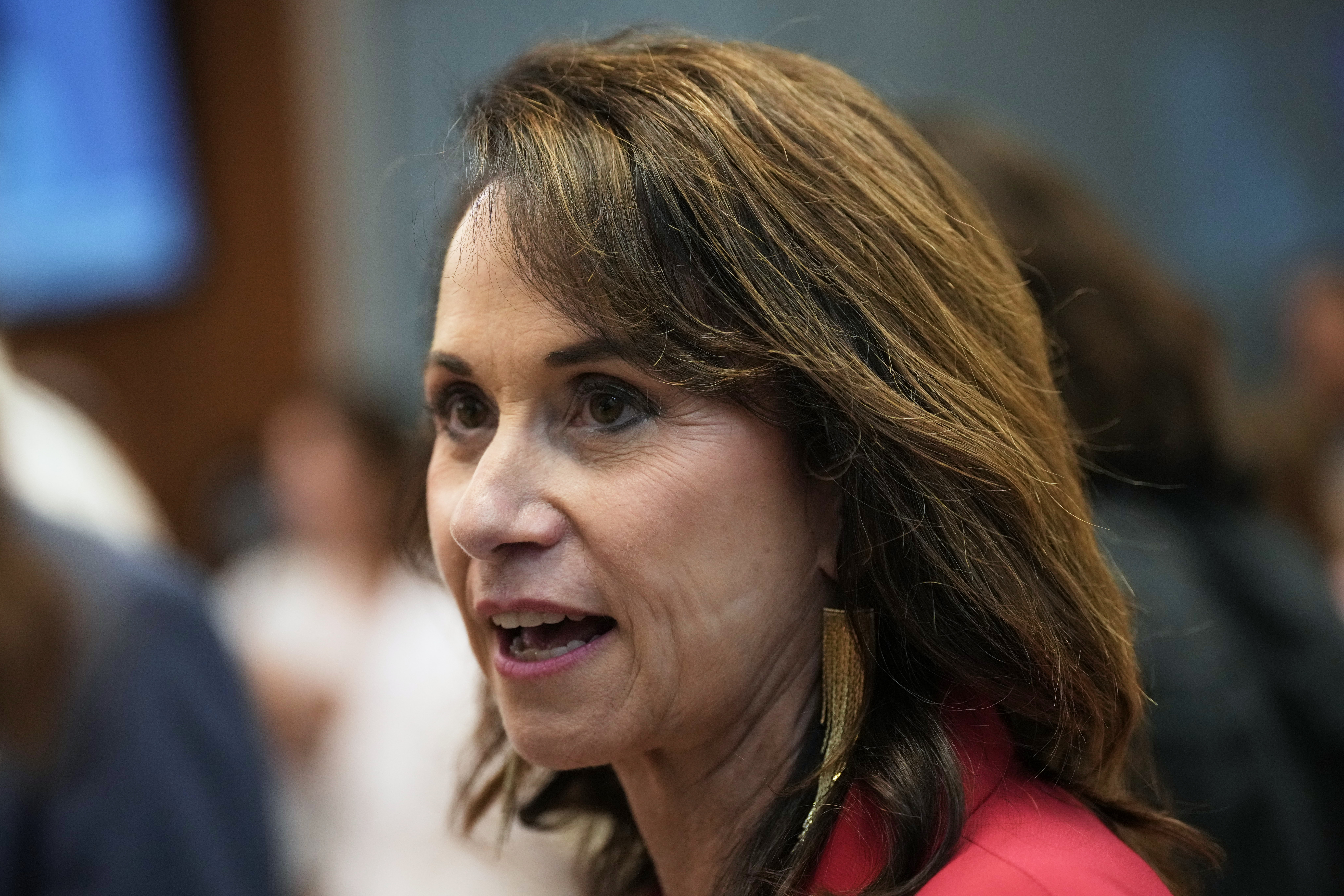 FILE - Louisiana Attorney General Liz Murrill.
