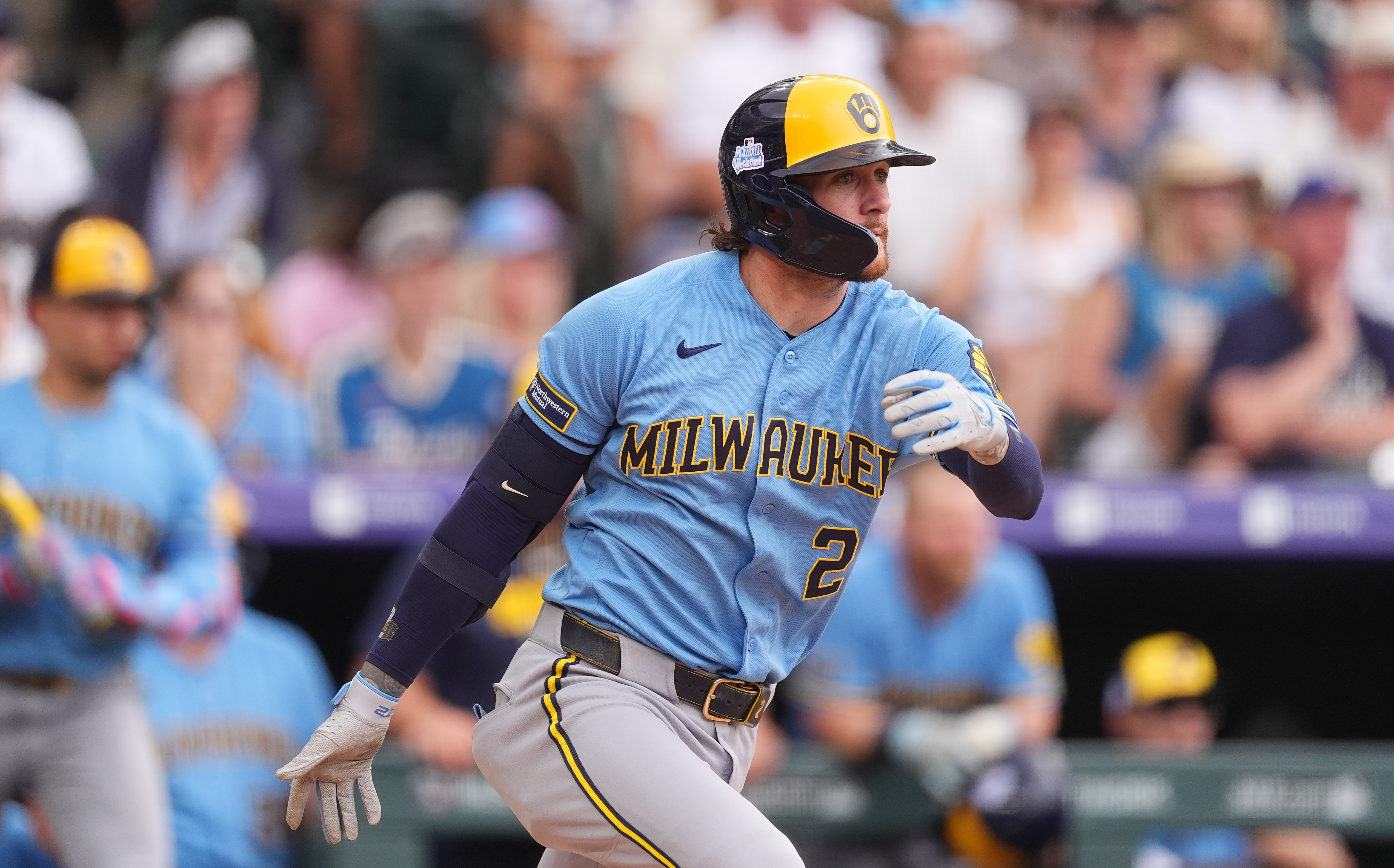 Brewers Rockies Baseball