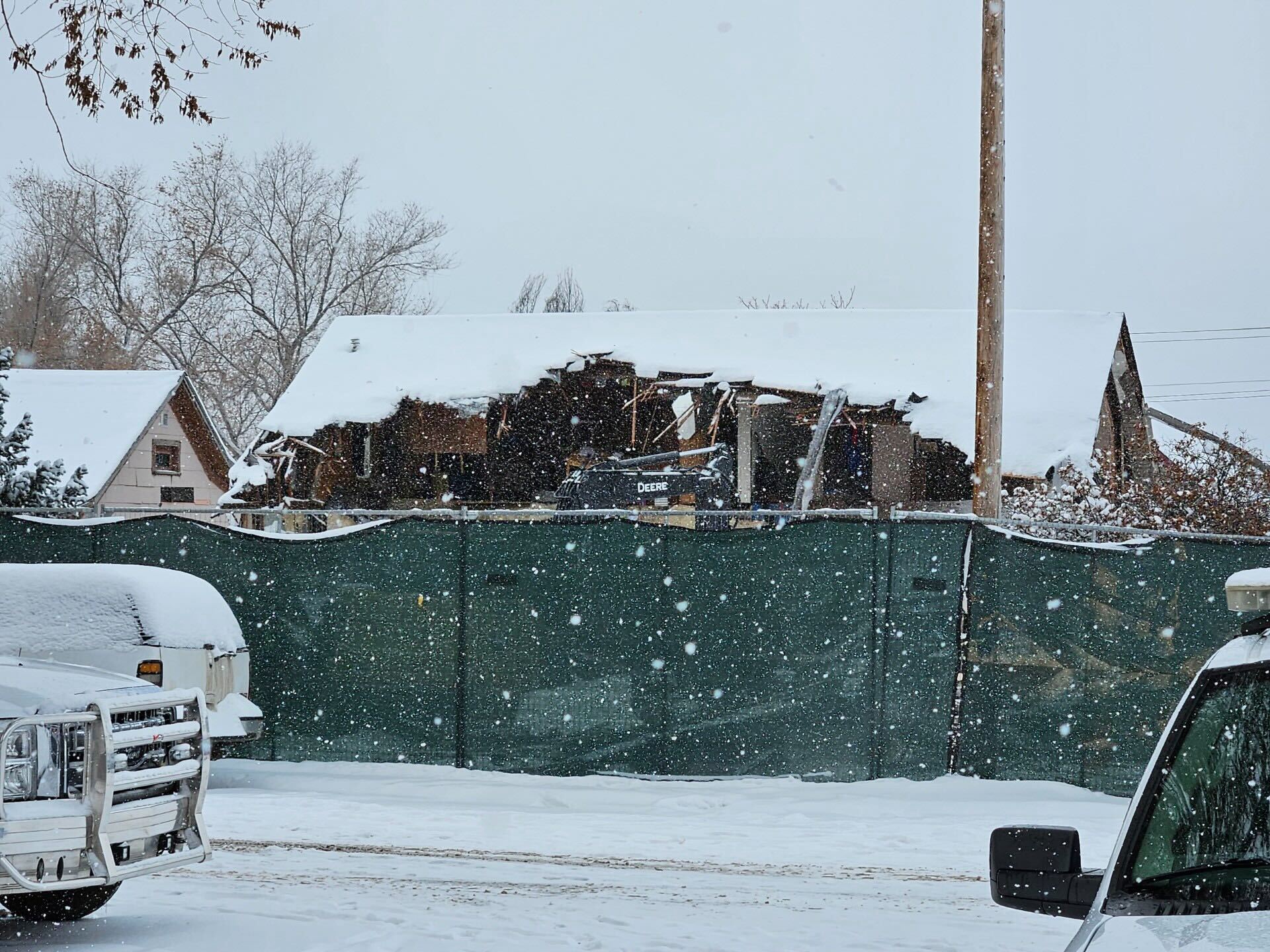 Hamilton's home in Sheridan following the standoff