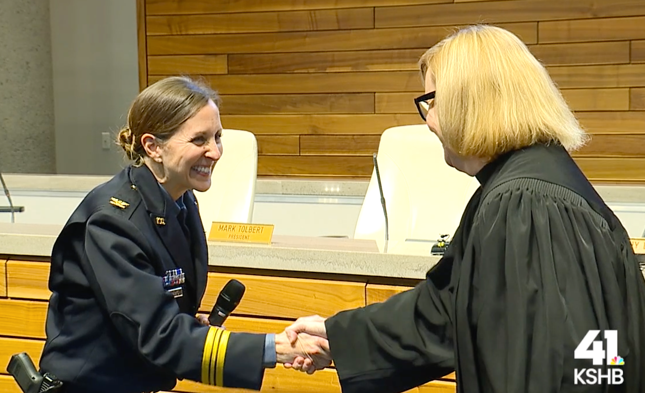 Graves get sworn in