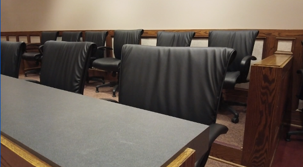empty jury box