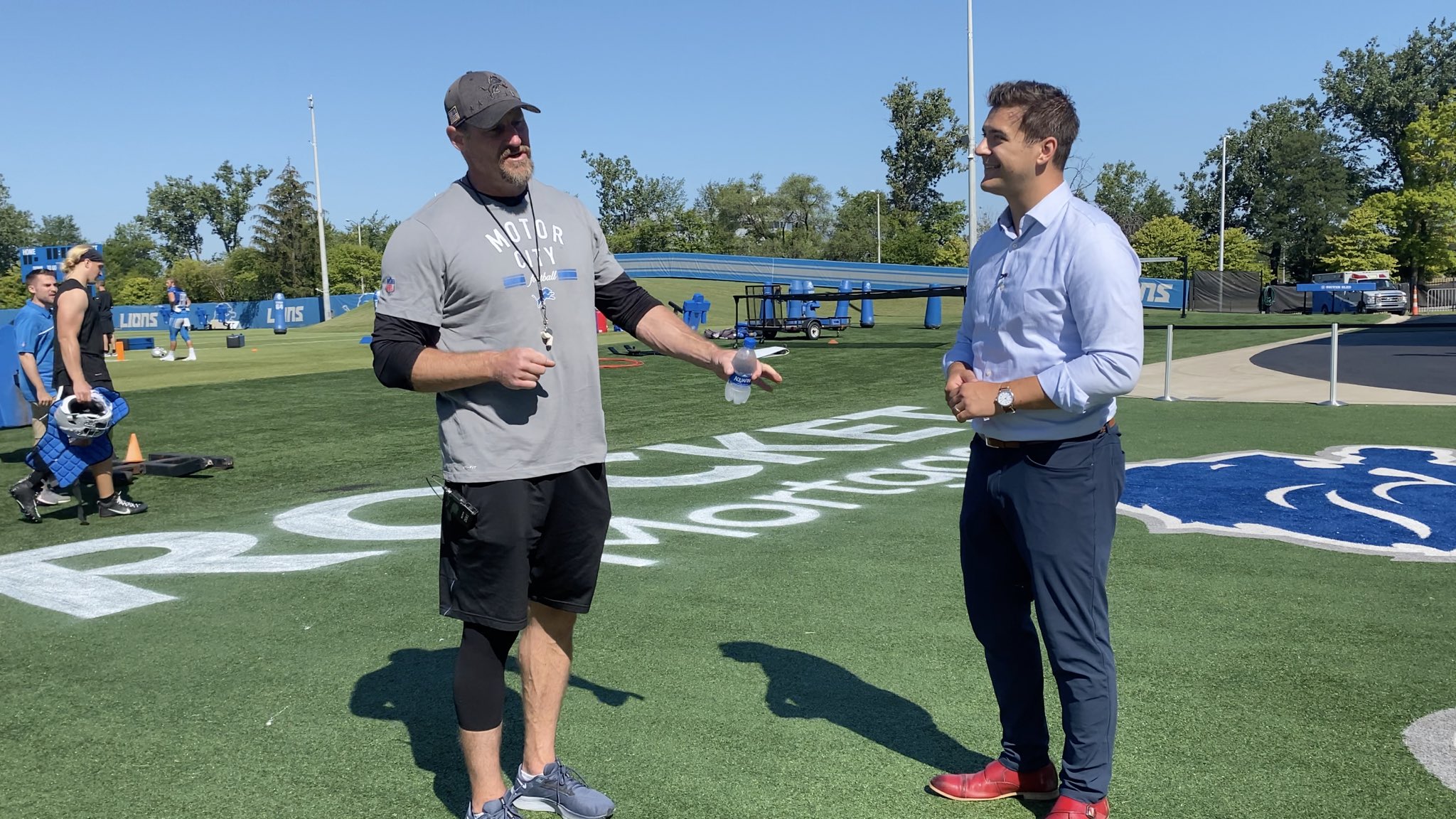 Dan Campbell Brad Galli interview Lions