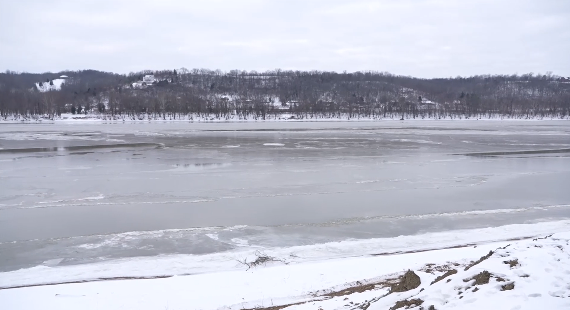 Ohio River ice