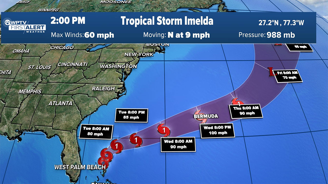 Tropical Storm Imelda Sept. 29 