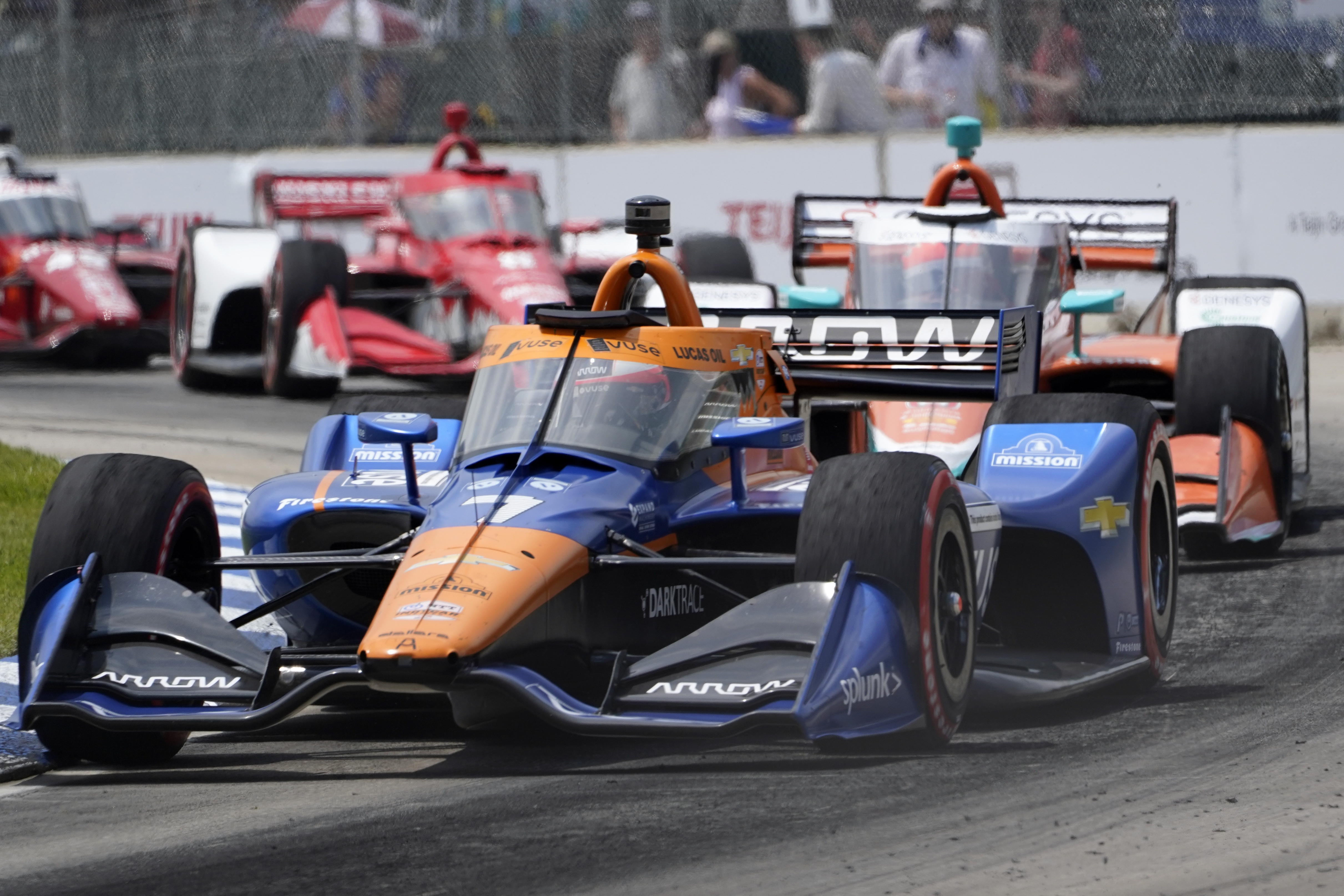 Felix Rosenqvist IndyCar Detroit Auto Racing