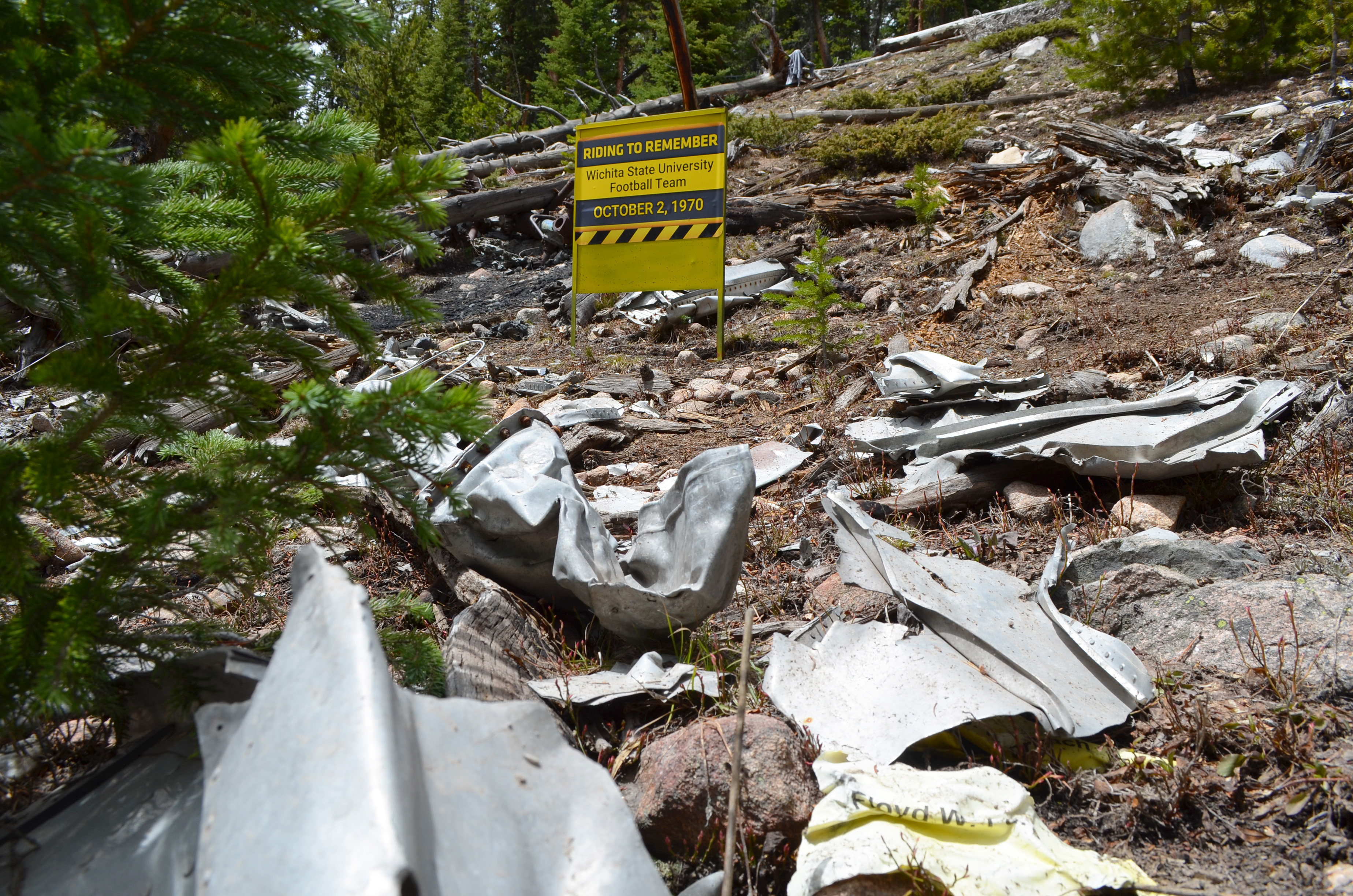 Wichita State plane crash site_Stephanie Butzer