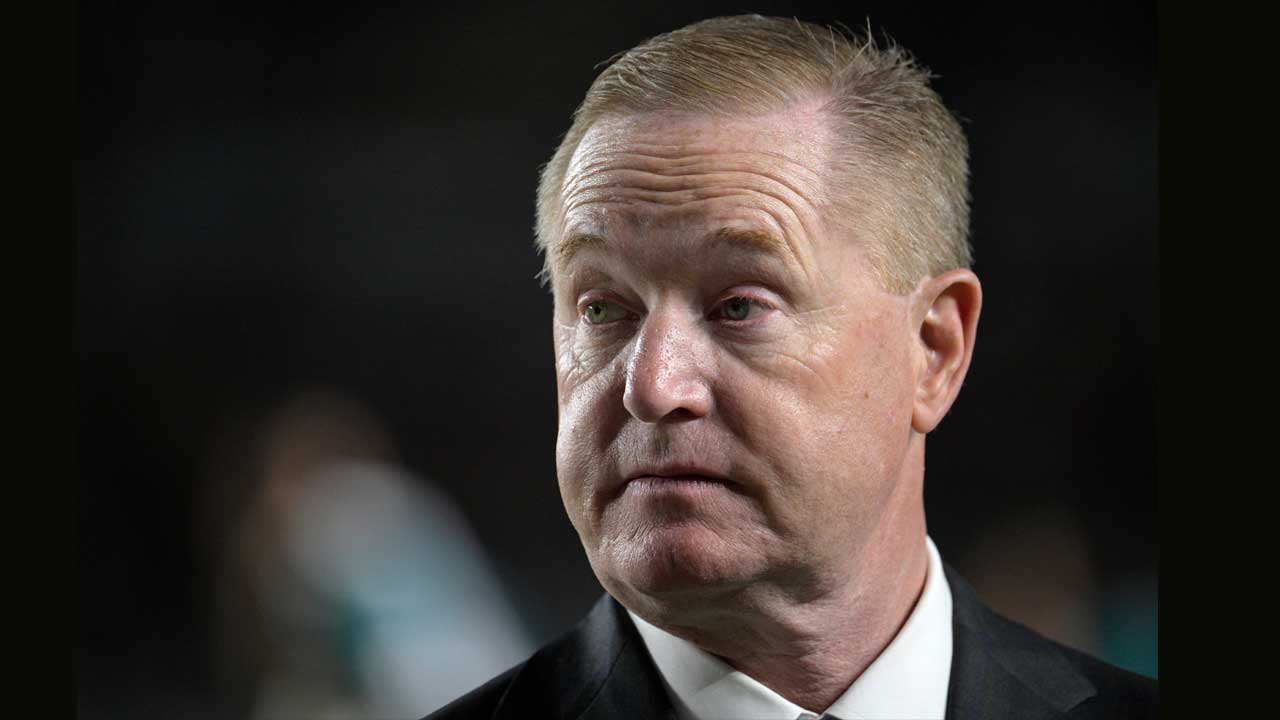 Florida State athletics director Michael Alford watches from the sideline before an NCAA college football game against Duke, Saturday, Oct. 21, 2023, in Tallahassee, Fla. 