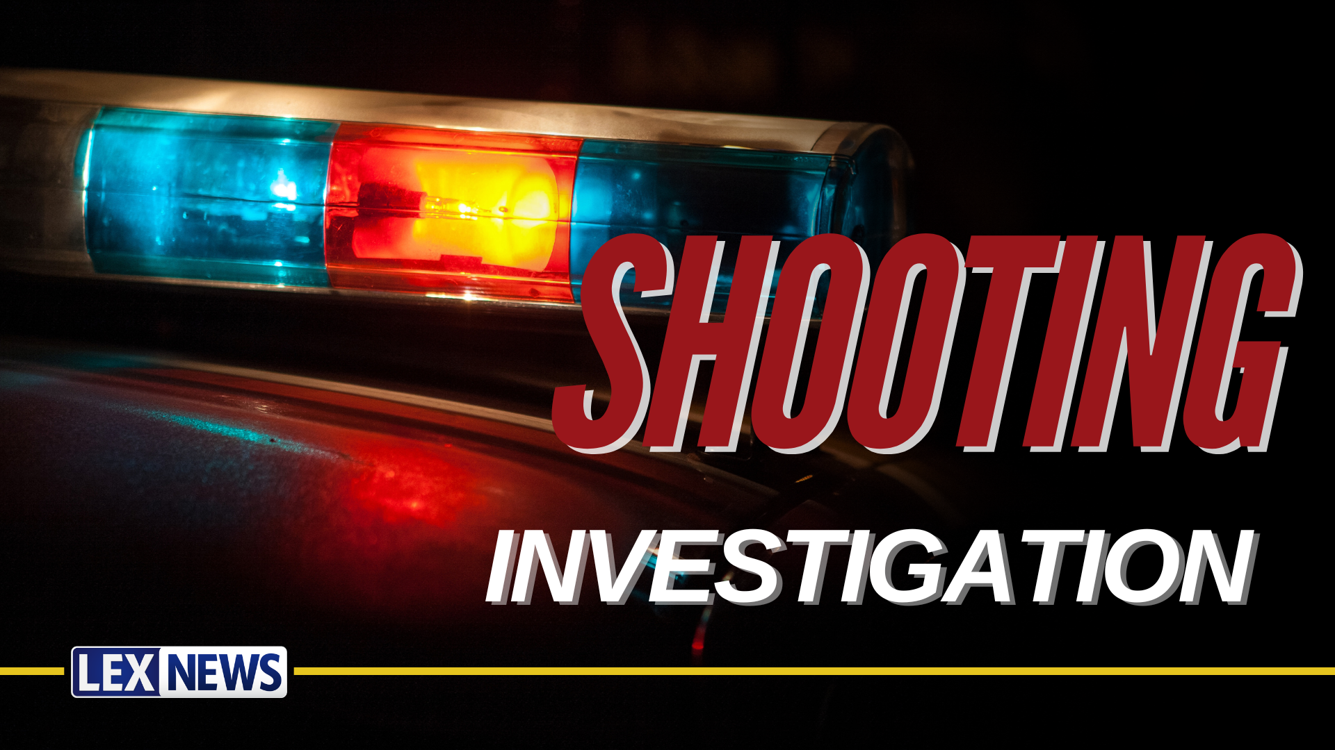 Shooting investigation graphic