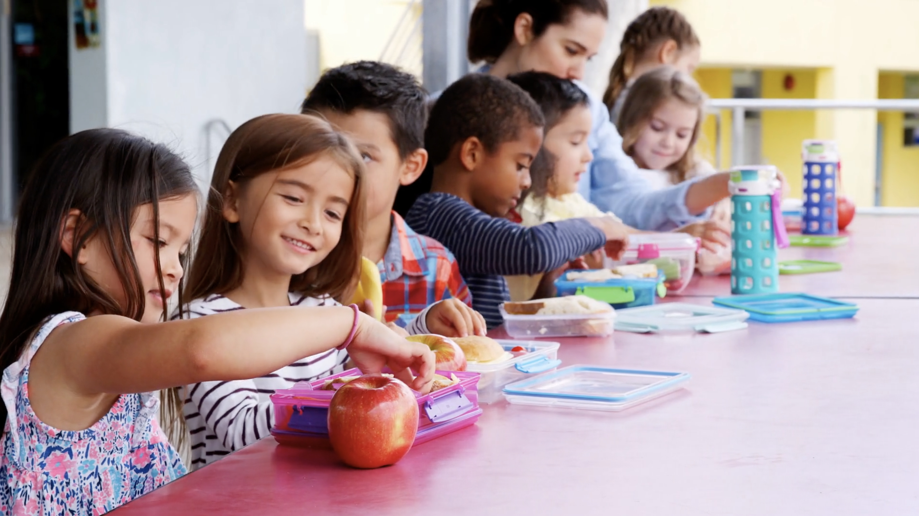 School breakfast meals lunch children students