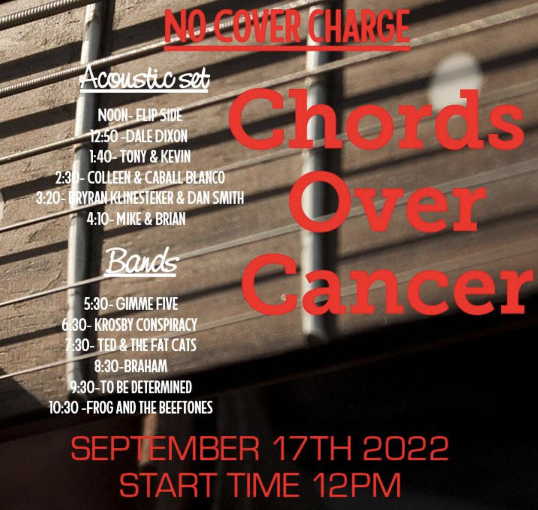 Tony M's Chords Over Cancer