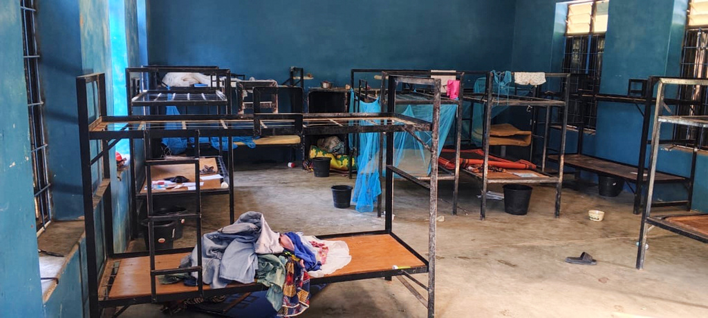 This photo released by the Christian Association of Nigeria shows the dormitories of St. Mary's Catholic Primary and Secondary School after gunmen abducted children and staff in Papiri community in Nigeria.