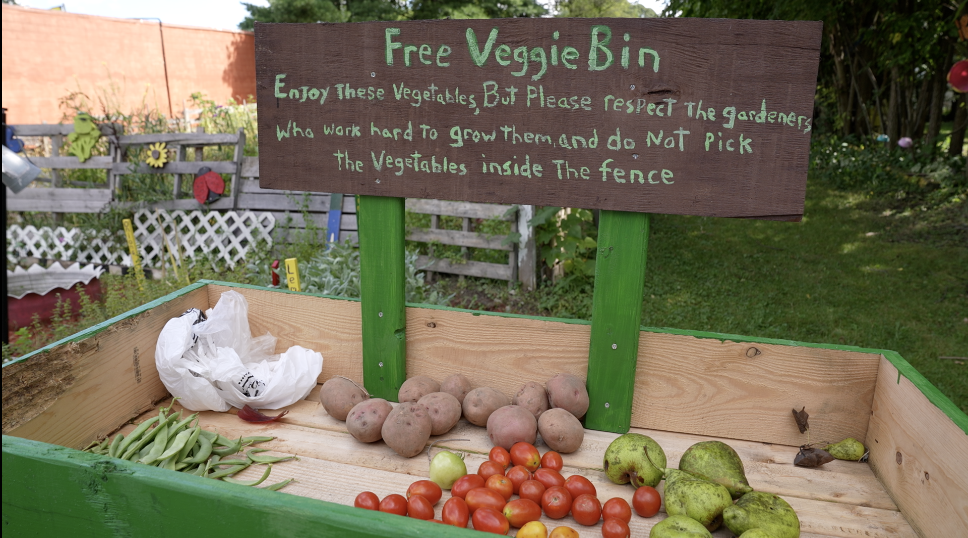 Lansing community gardens helping residents with "free bins"