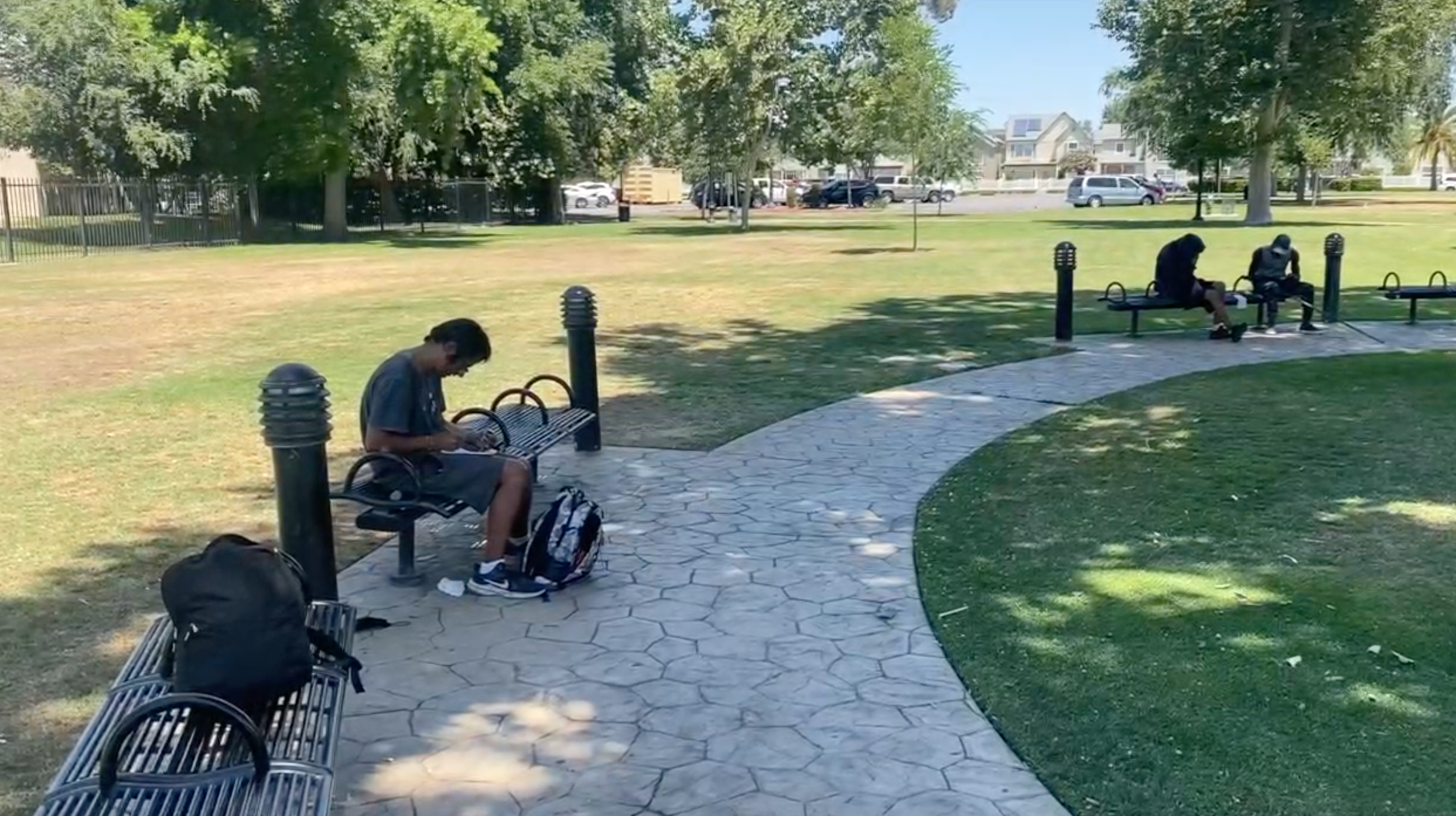 How does someone beat the heat when they don't have a home?