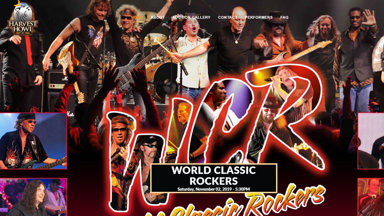 World Classic Rockers will perform at Harvest Howl