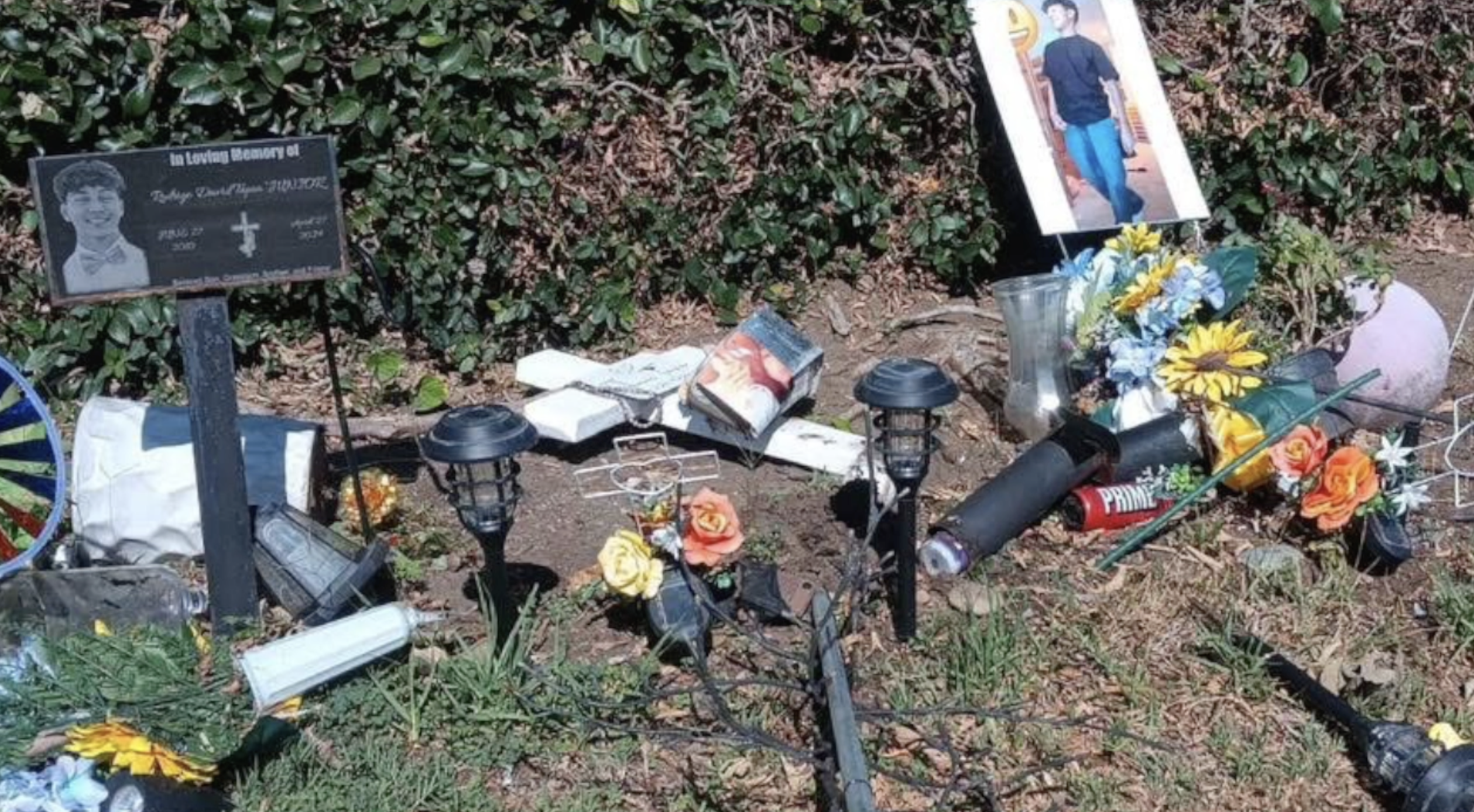 Family grieves after memorial for 13-year-old crash victim vandalized