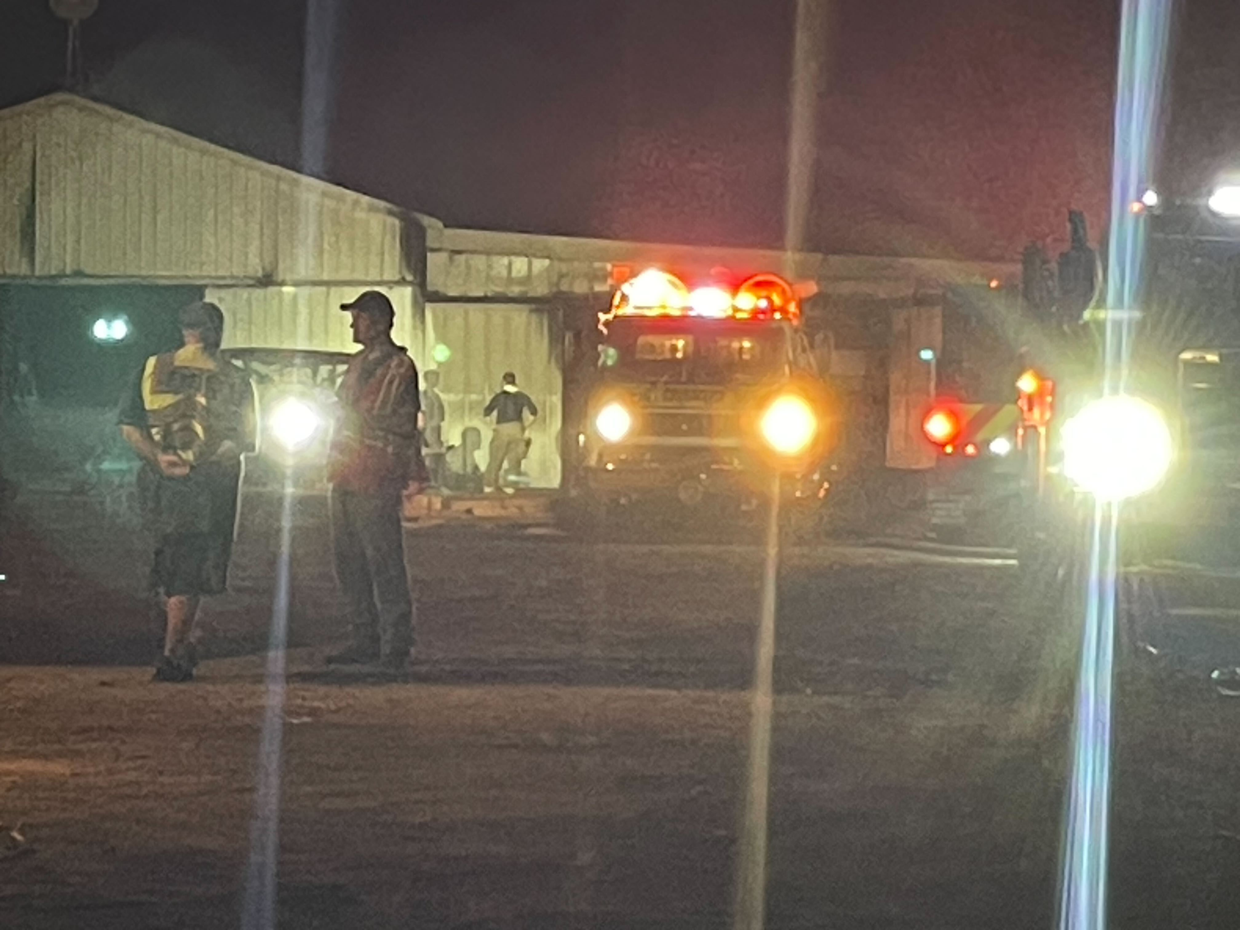 Multiple fire agencies responded to a commercial building fire early Thursday morning.