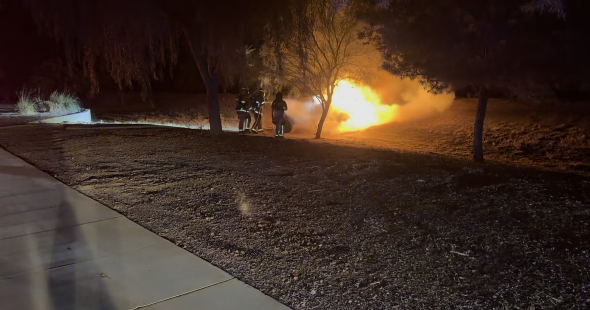 UTV fire