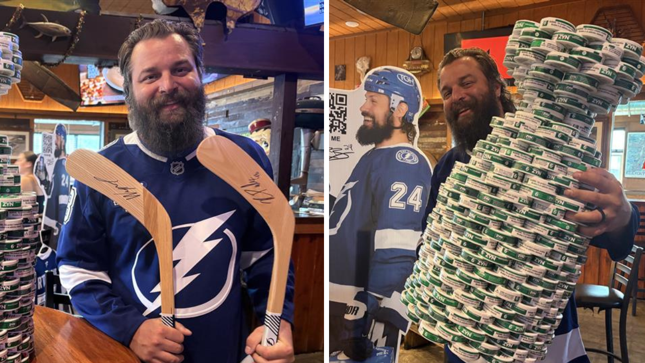 Lightning fan spreads joy of hockey throughout the arena.png