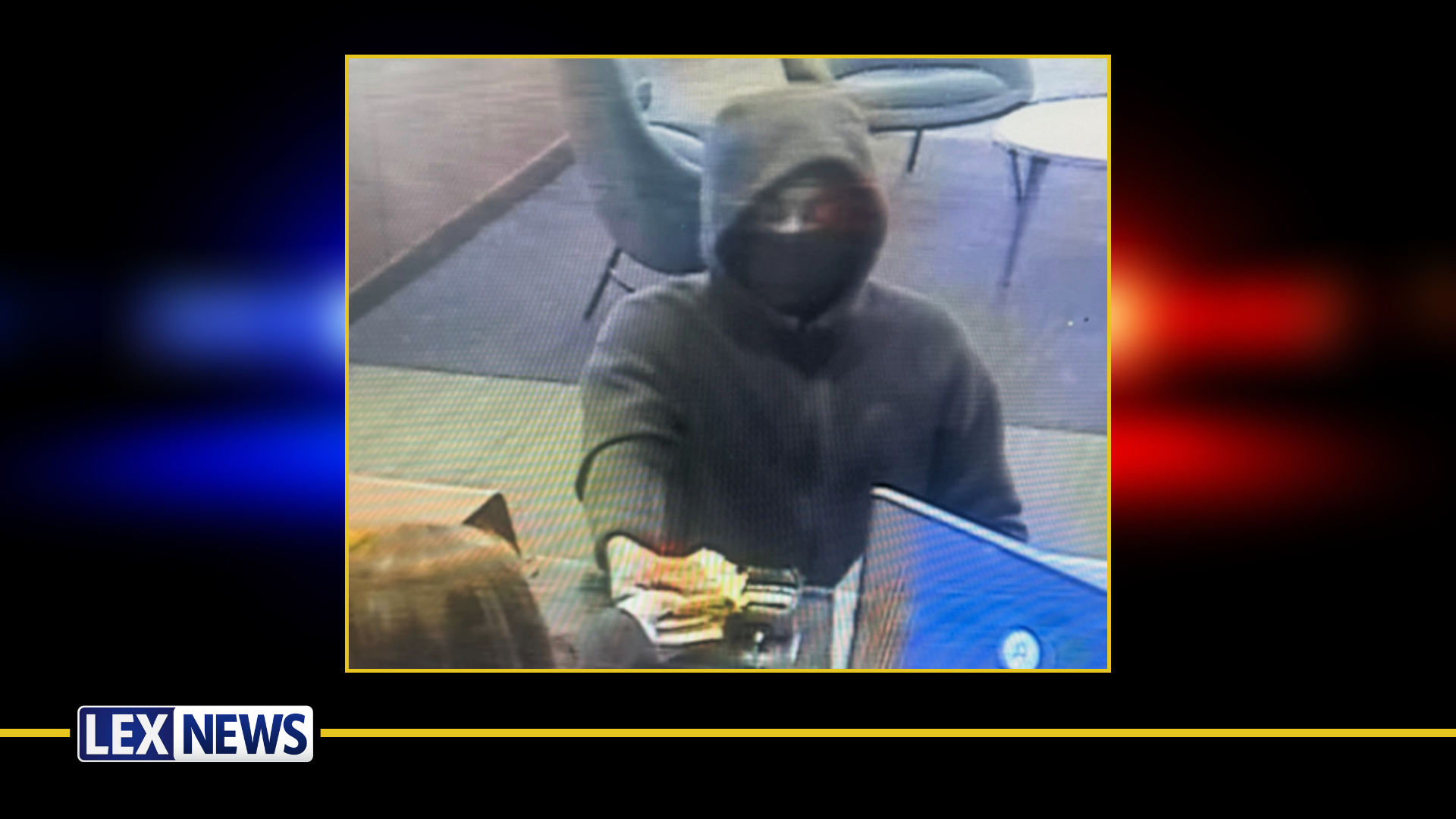 Photo from December Chase Bank robbery in Lexington