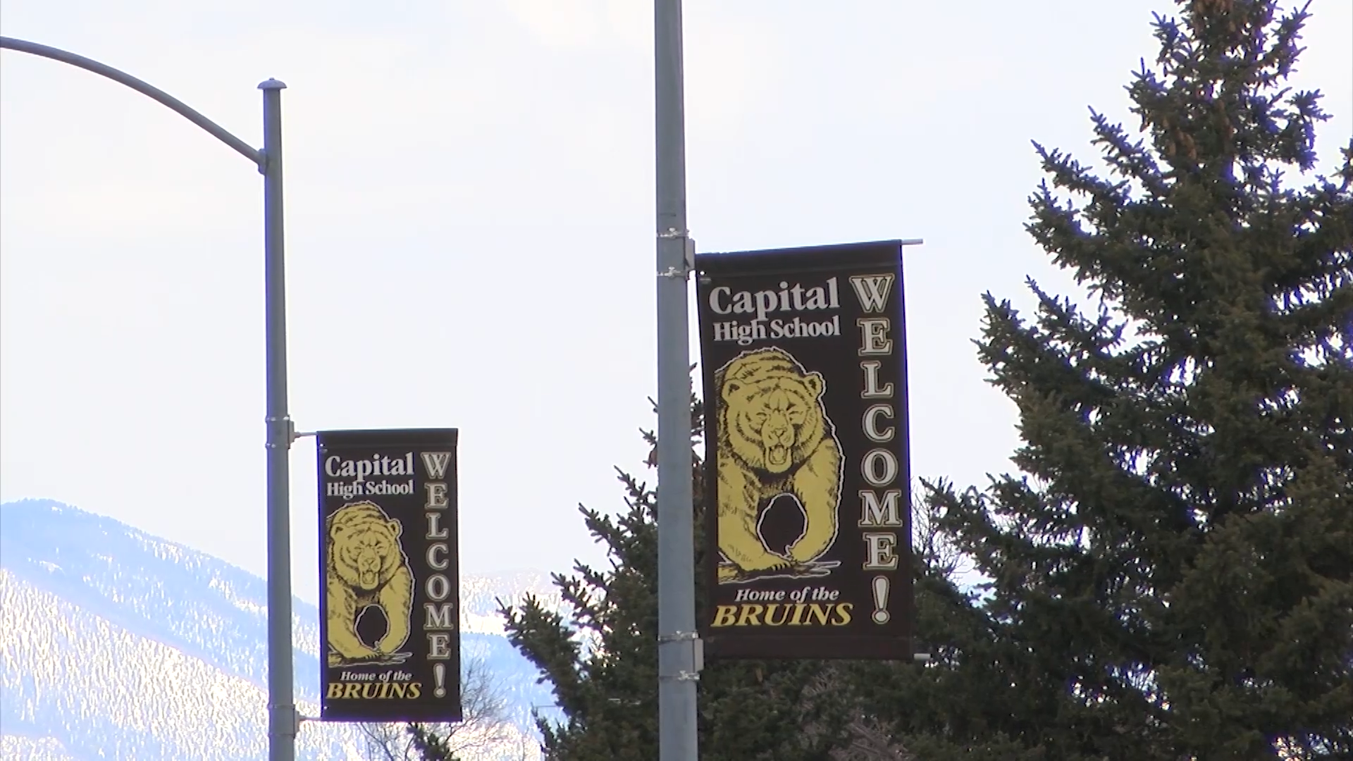 Racist graffiti at Capital High School