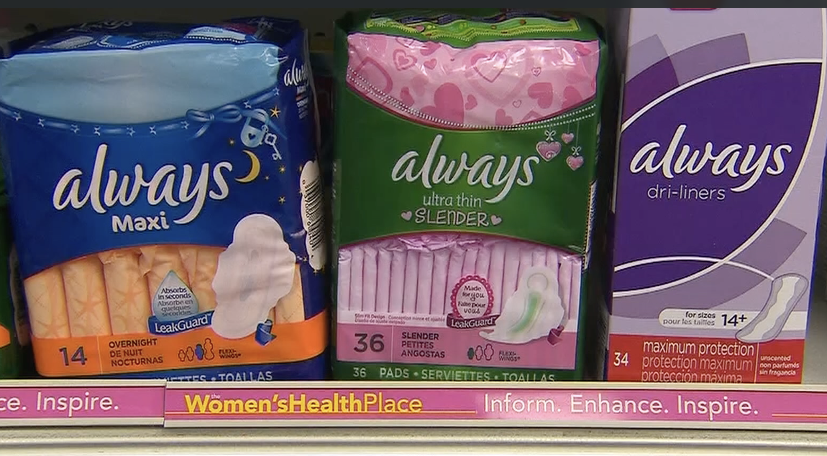 Feminine hygiene products