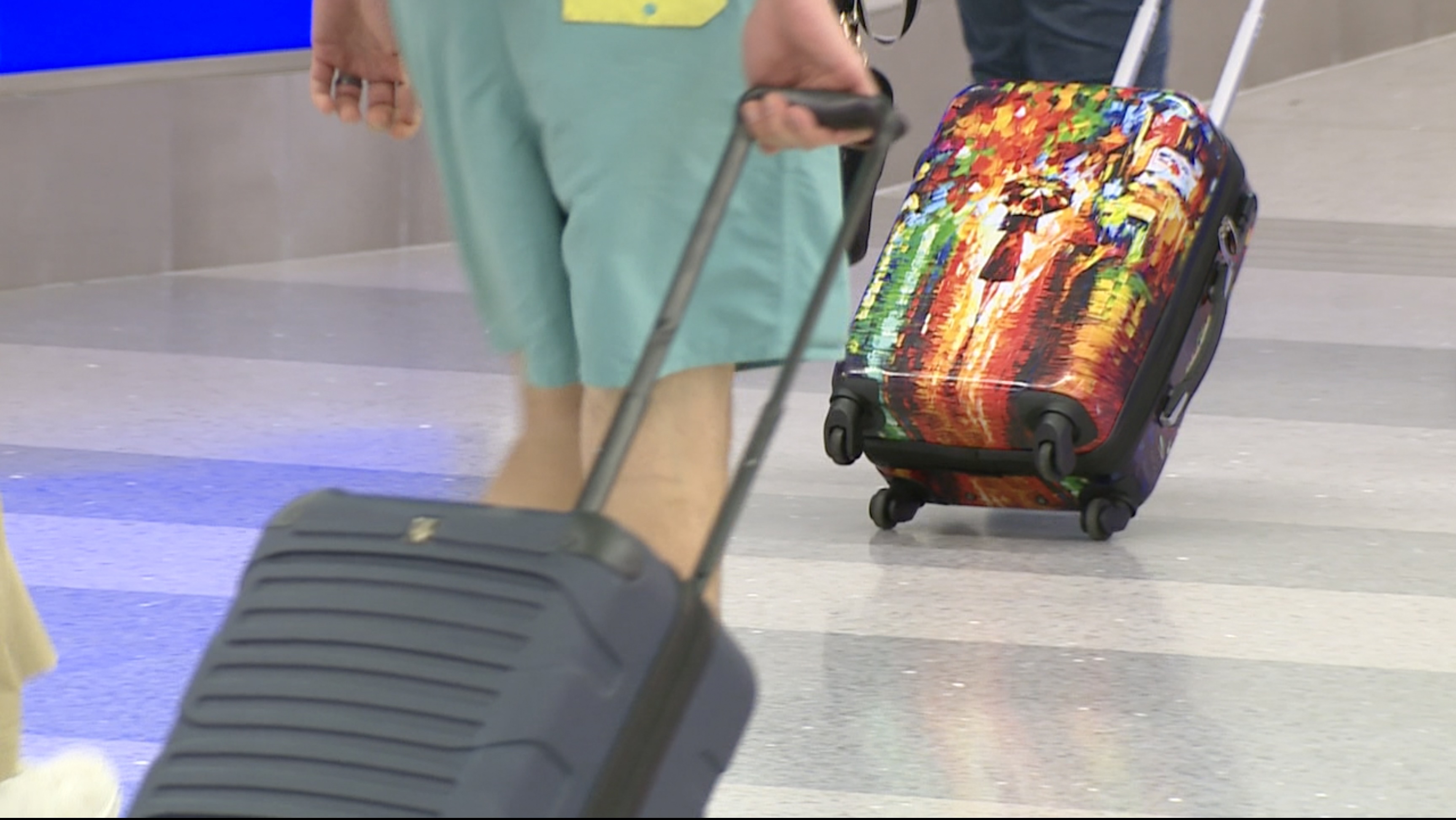 Suitcases Airport Travel