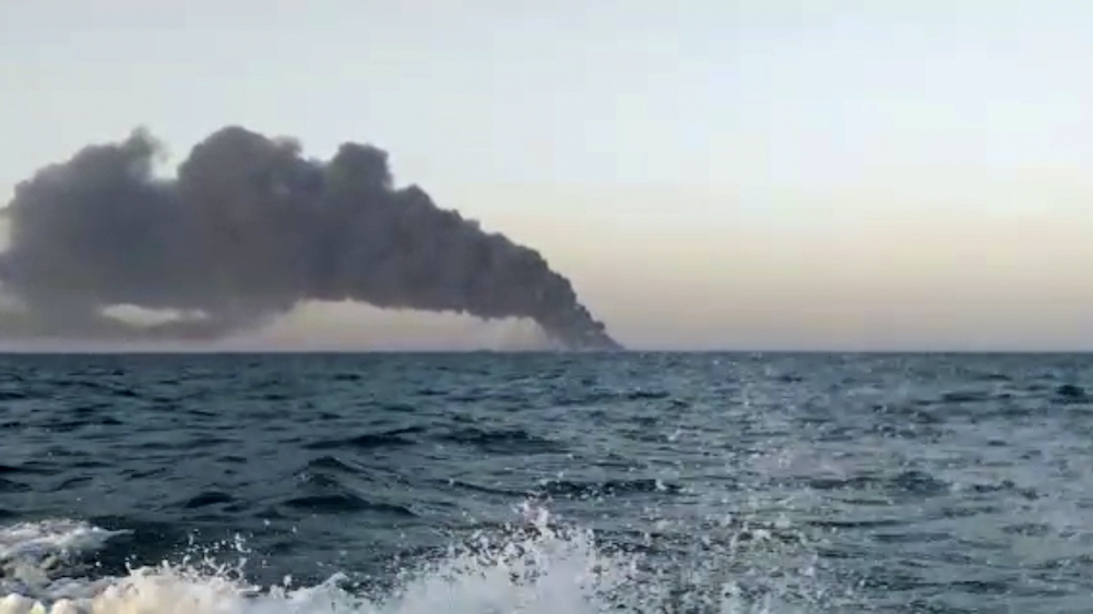 Iran Navy Fire ship