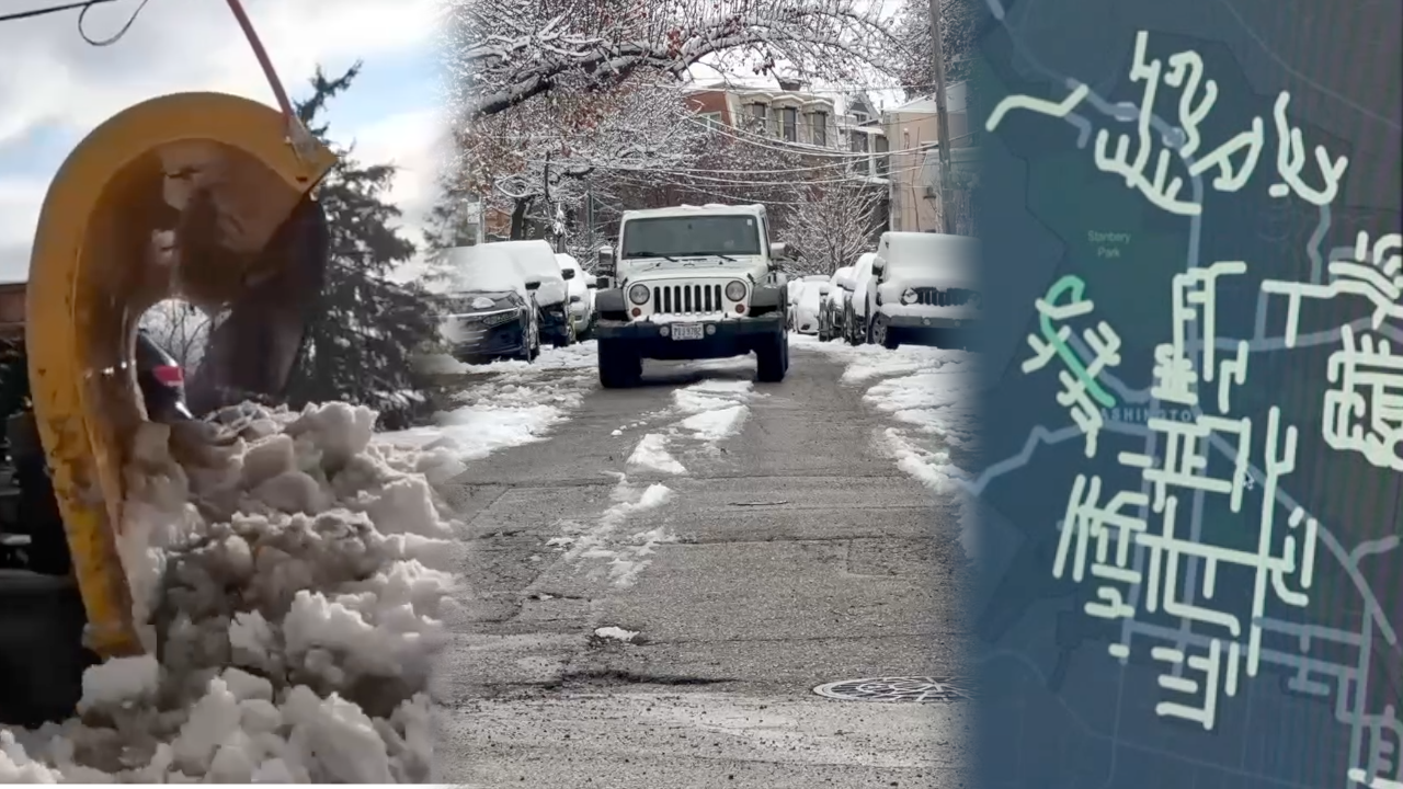 First snowfall of winter 2025