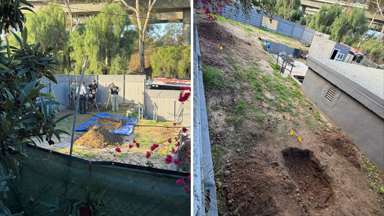 BACKYARD IN SOUTHCREST HUMAN REMAINS