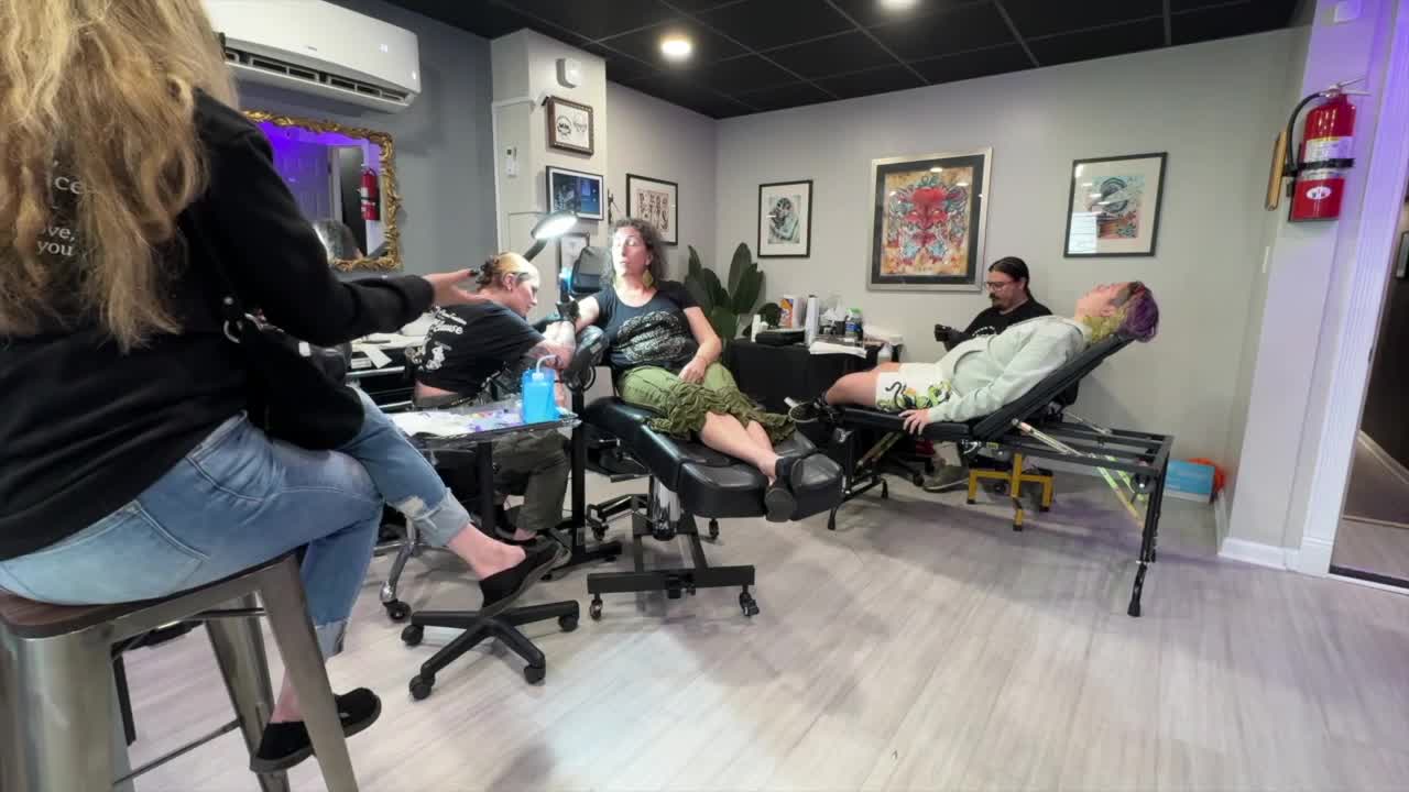 Tattoo studio helps addiction recovery with community fundraising event