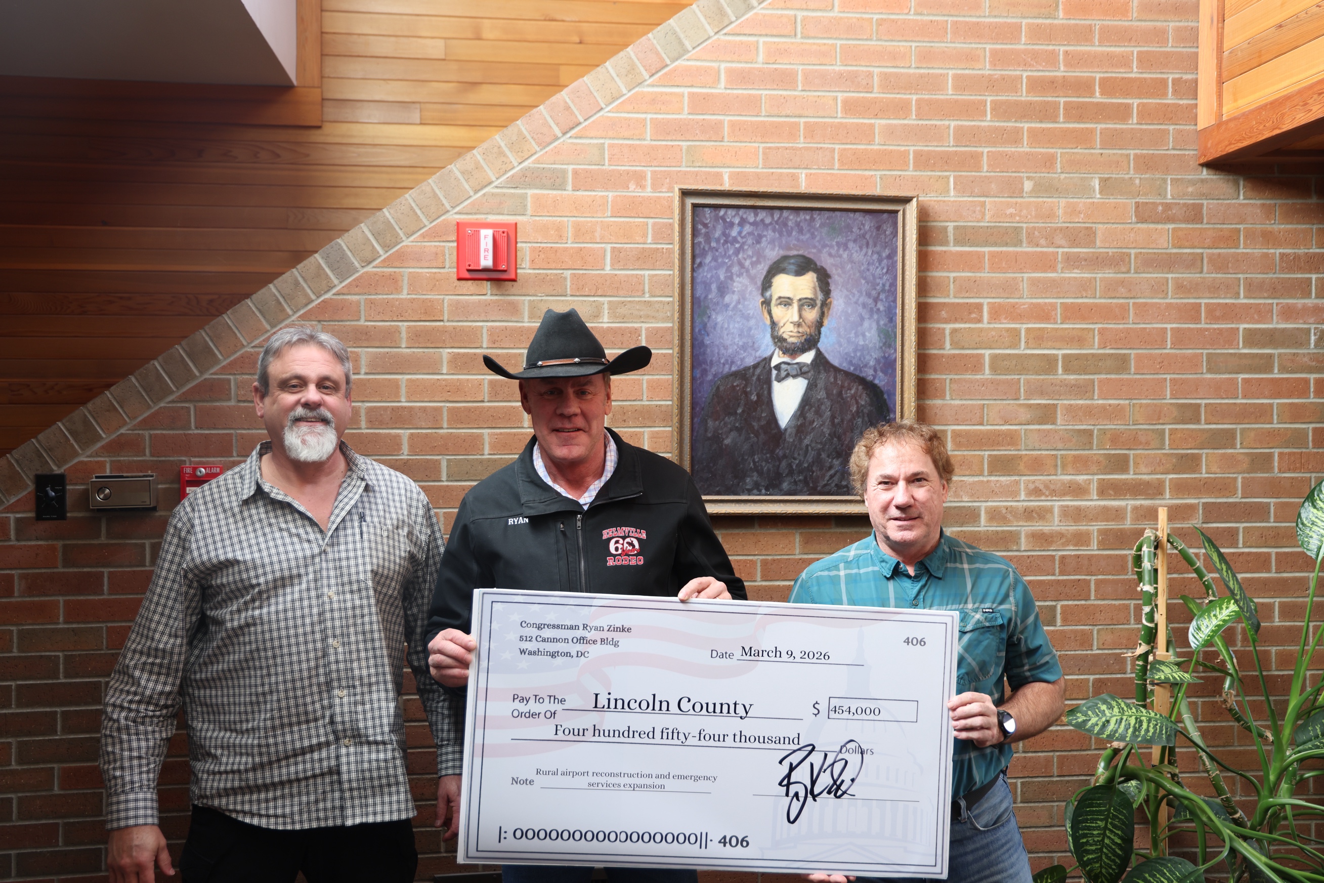 Zinke NW MT Visit 030926