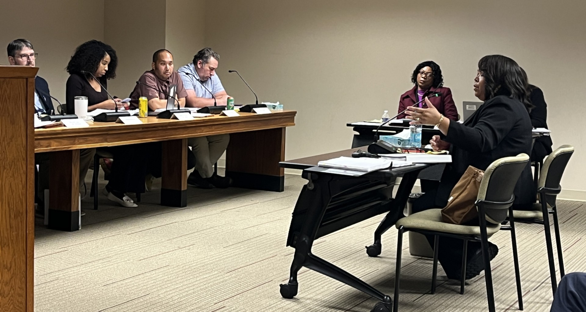 Metro Councilmember Joy Kimbrough testifies at ethics hearing