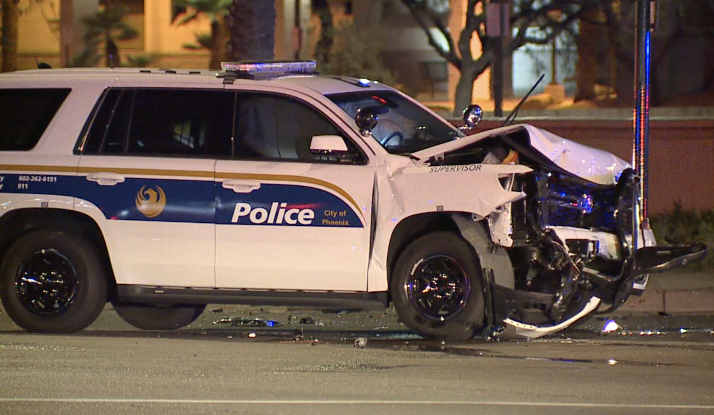 Officer involved in crash near Baseline and Central 