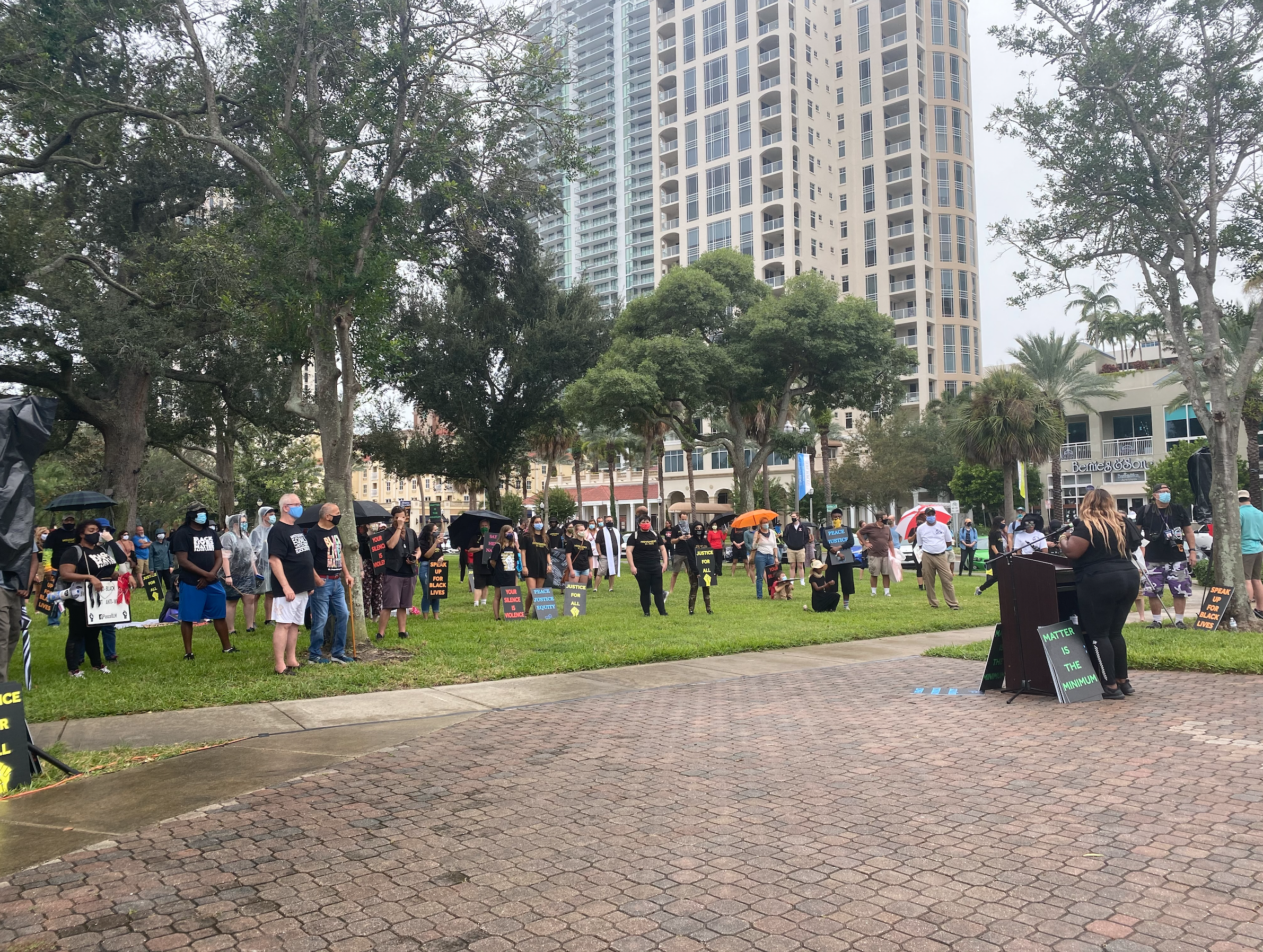 St. Pete Peace Protest holds "Rally Against Hate"