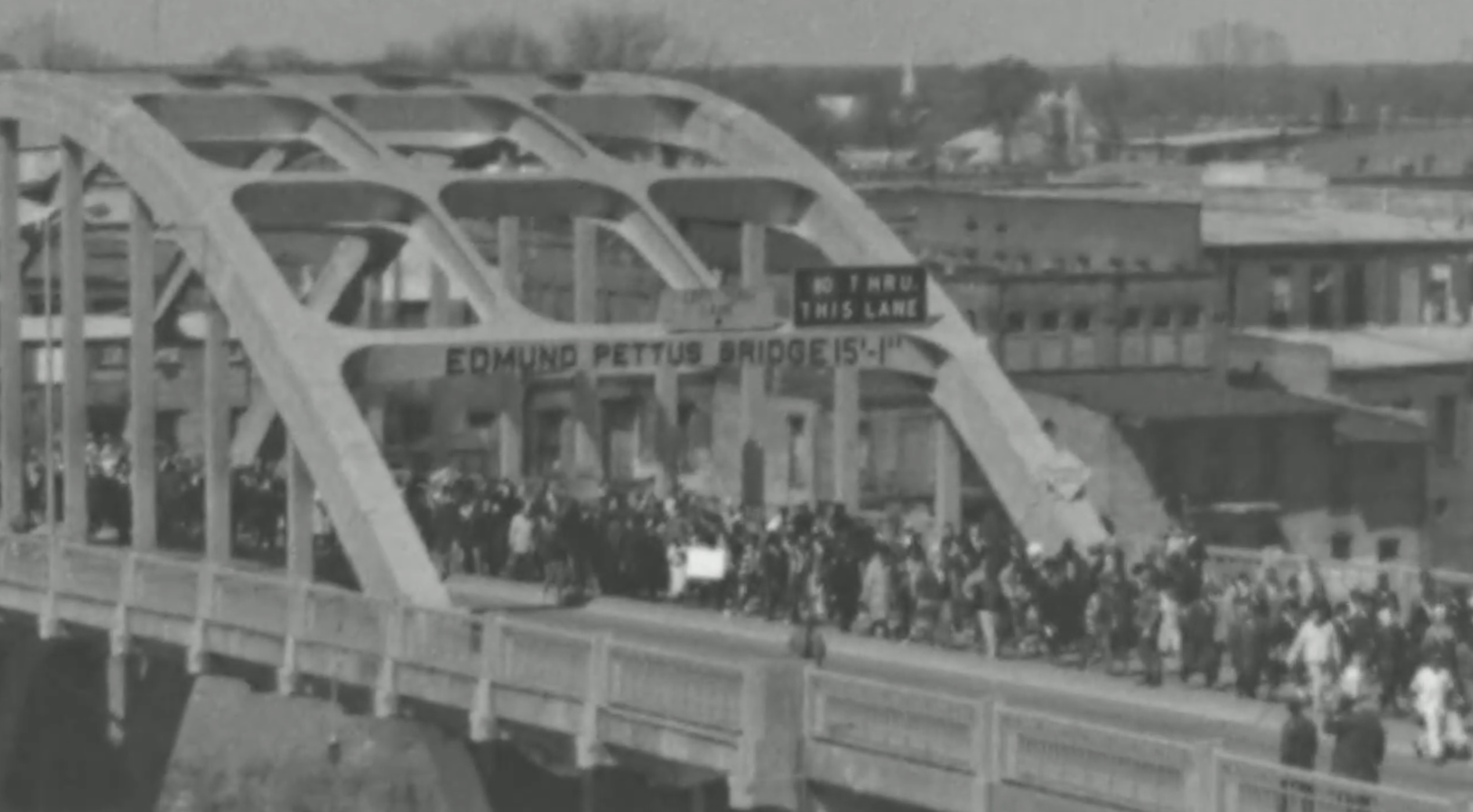 Selma March over the Edmund Pettus Bridge