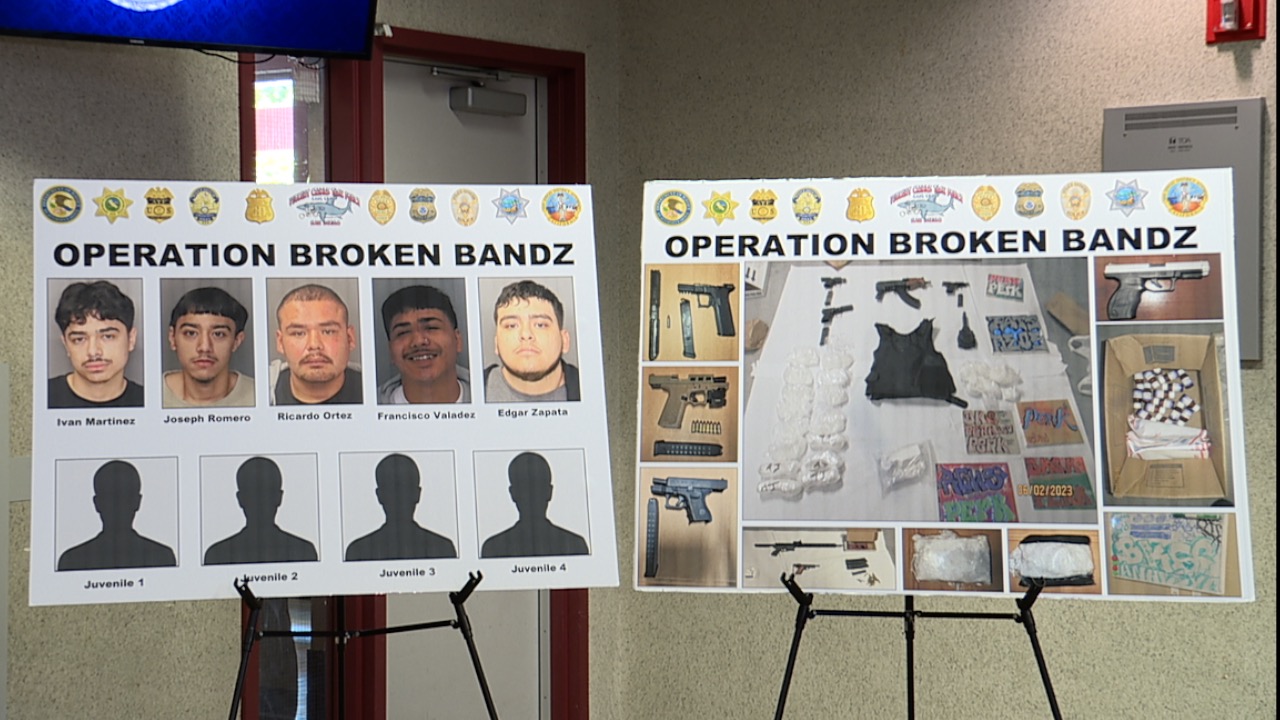Law enforcement agencies reveal arrests of nine people