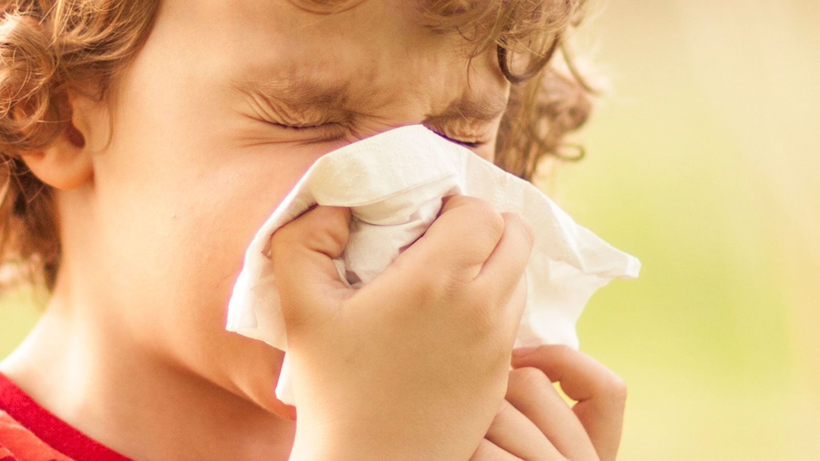 Child with allergies